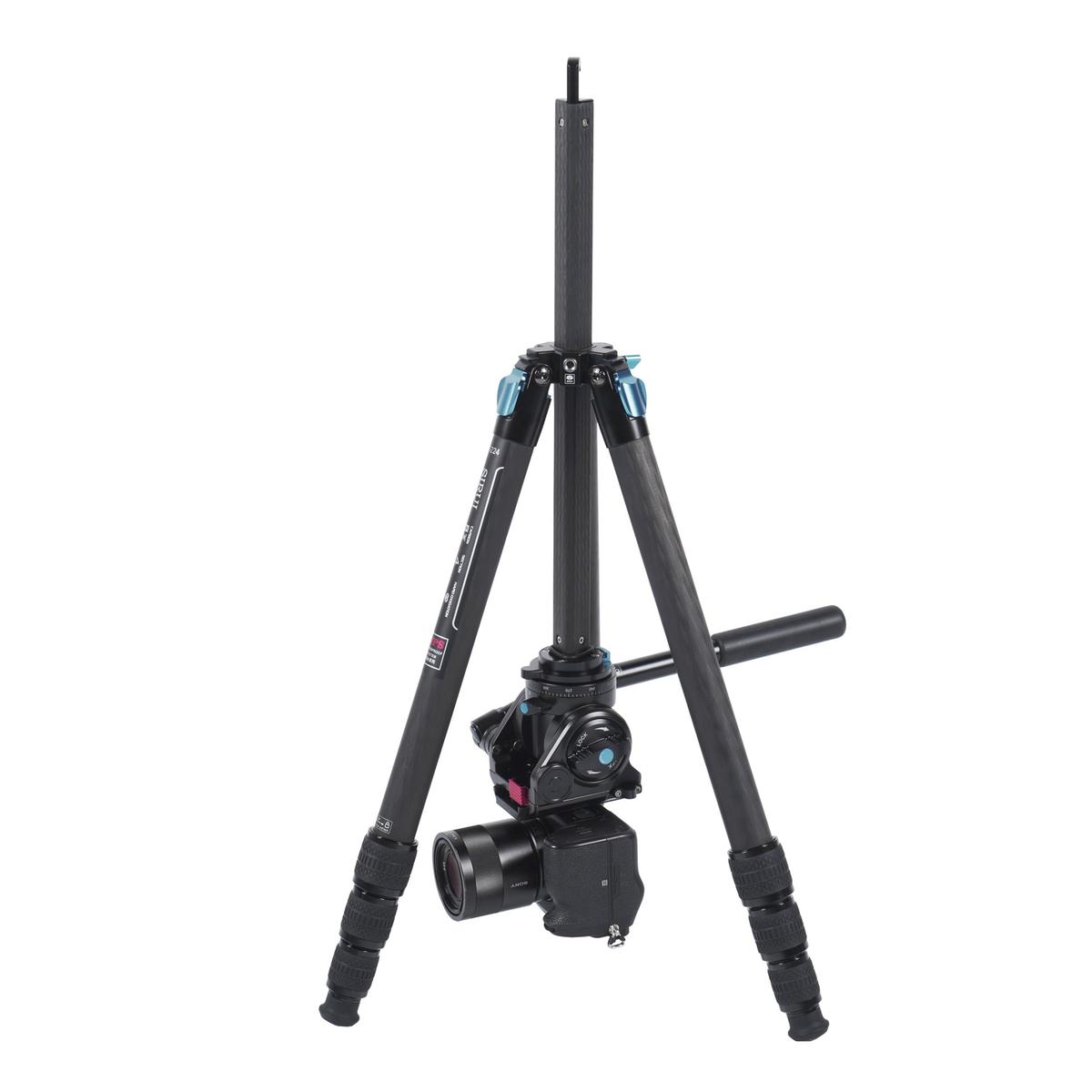 SIRUI ST-224 Superb Travel Dreibeinstativ Carbon 185 cm mit Videokopf VH-10 wasserdicht ST-Serie 