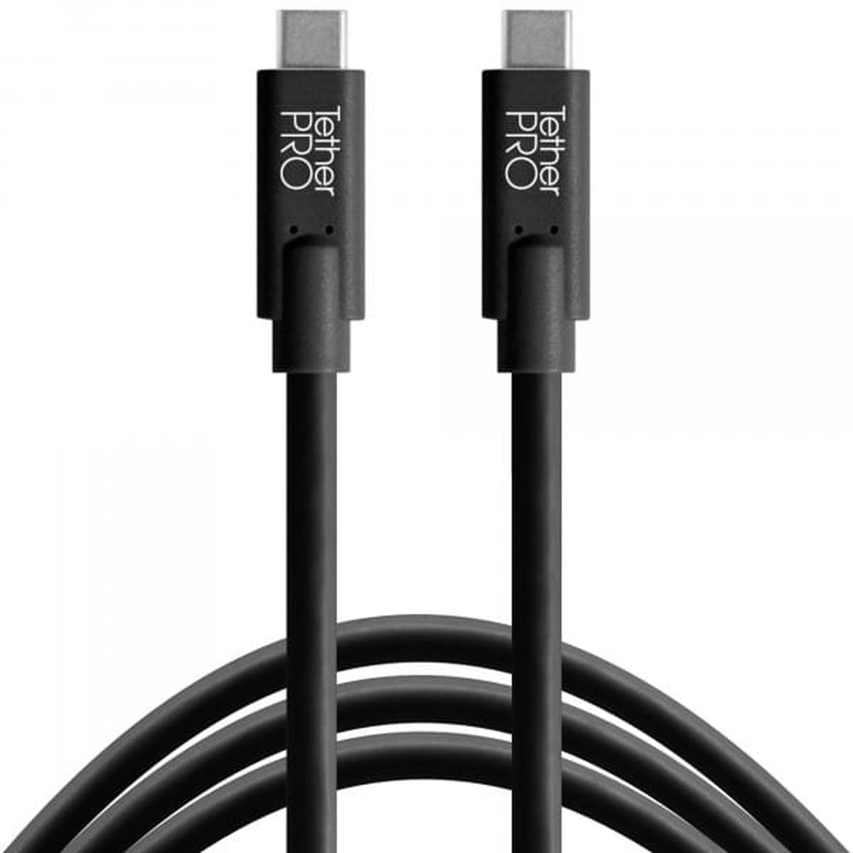 Tether Tools TetherPro Datenkabel USB-C an USB-C - 4,6 m (Schwarz) Ehrenrunde