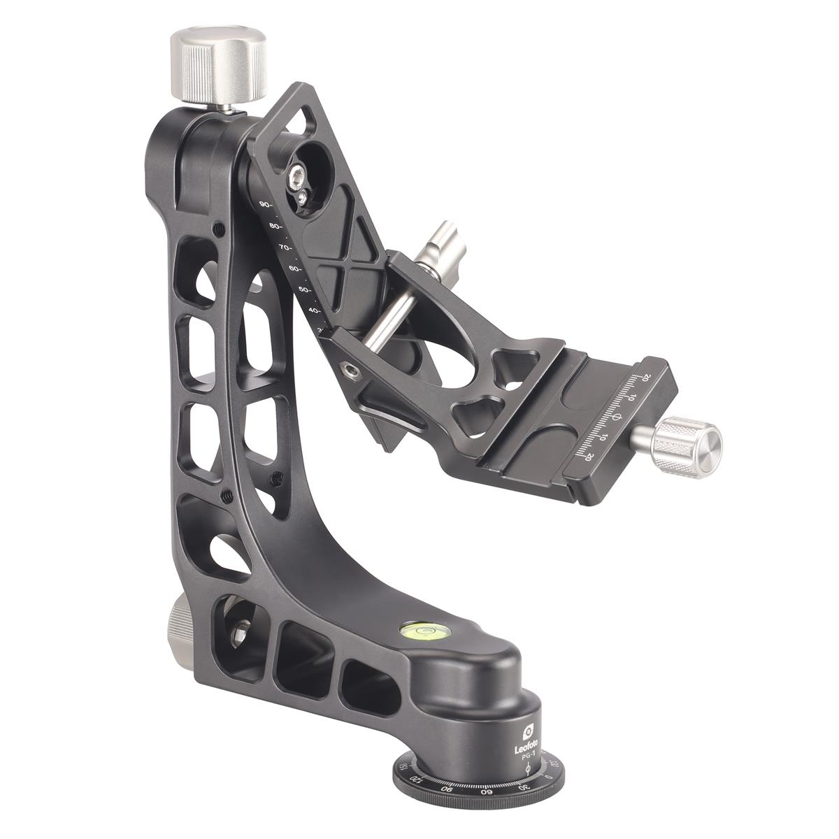 Leofoto 2-Wege-Neiger PG-1 Gimbal Schwarz