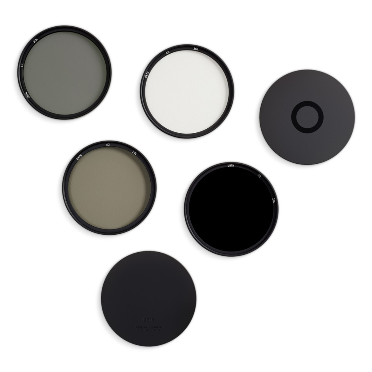 Urth 62mm UV, Circular Polarizing (CPL), ND8, ND1000 Objektivfilter Kit (Plus+)