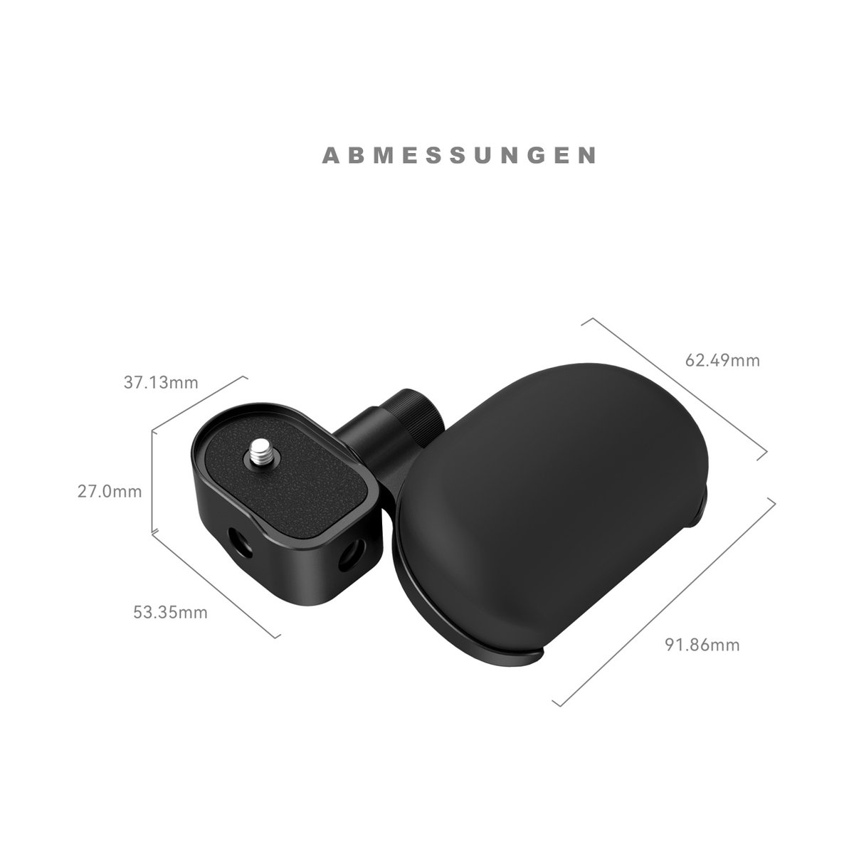 SmallRig 4248 Wrist Support für DJI RS Series, Handgelenkstütze rechts - Abmessungen der Produktteile SmallRig 4248 Wrist Support für DJI RS Series, Handgelenkstütze rechts - Abmessungen der Produktteile