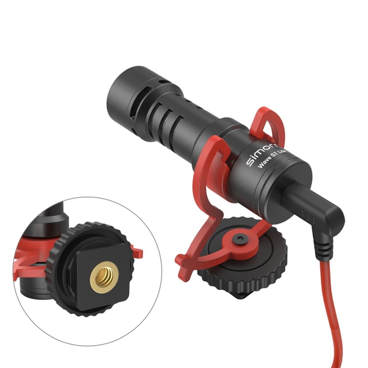 SmallRig 3452 Simorr Wave S1 Lite kompaktes On-Camera-Mikrofon