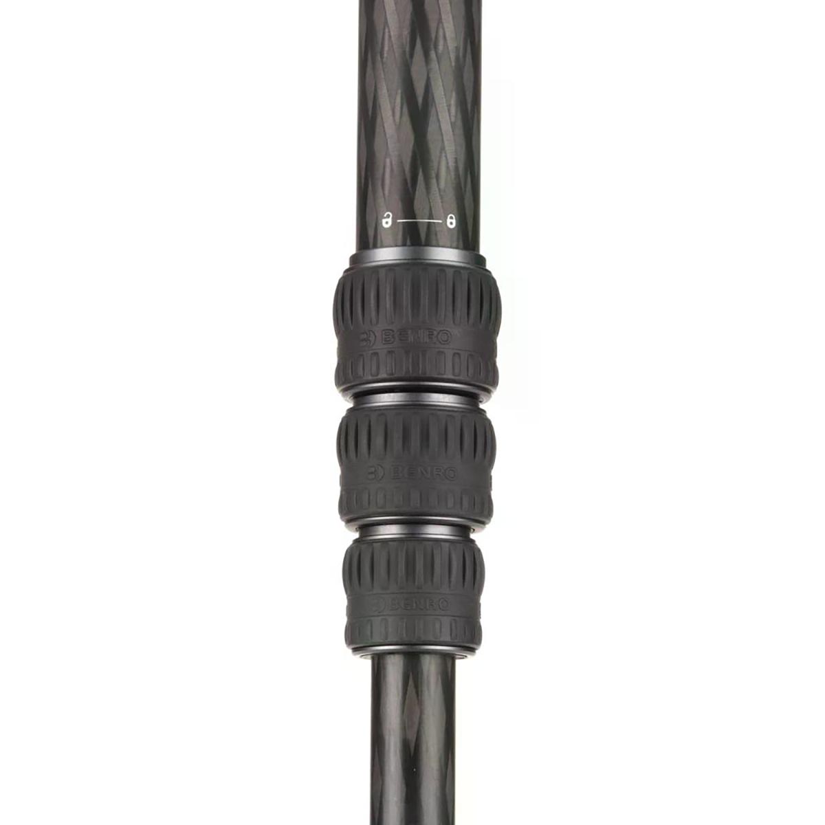 Benro Mammoth Carbon-Stativ TMTH34C 4 Segmente 152cm Nahaufnahme Beinsegment