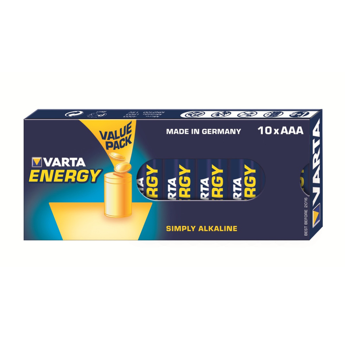 Varta Energy Micro AAA 10er Pack Batterie