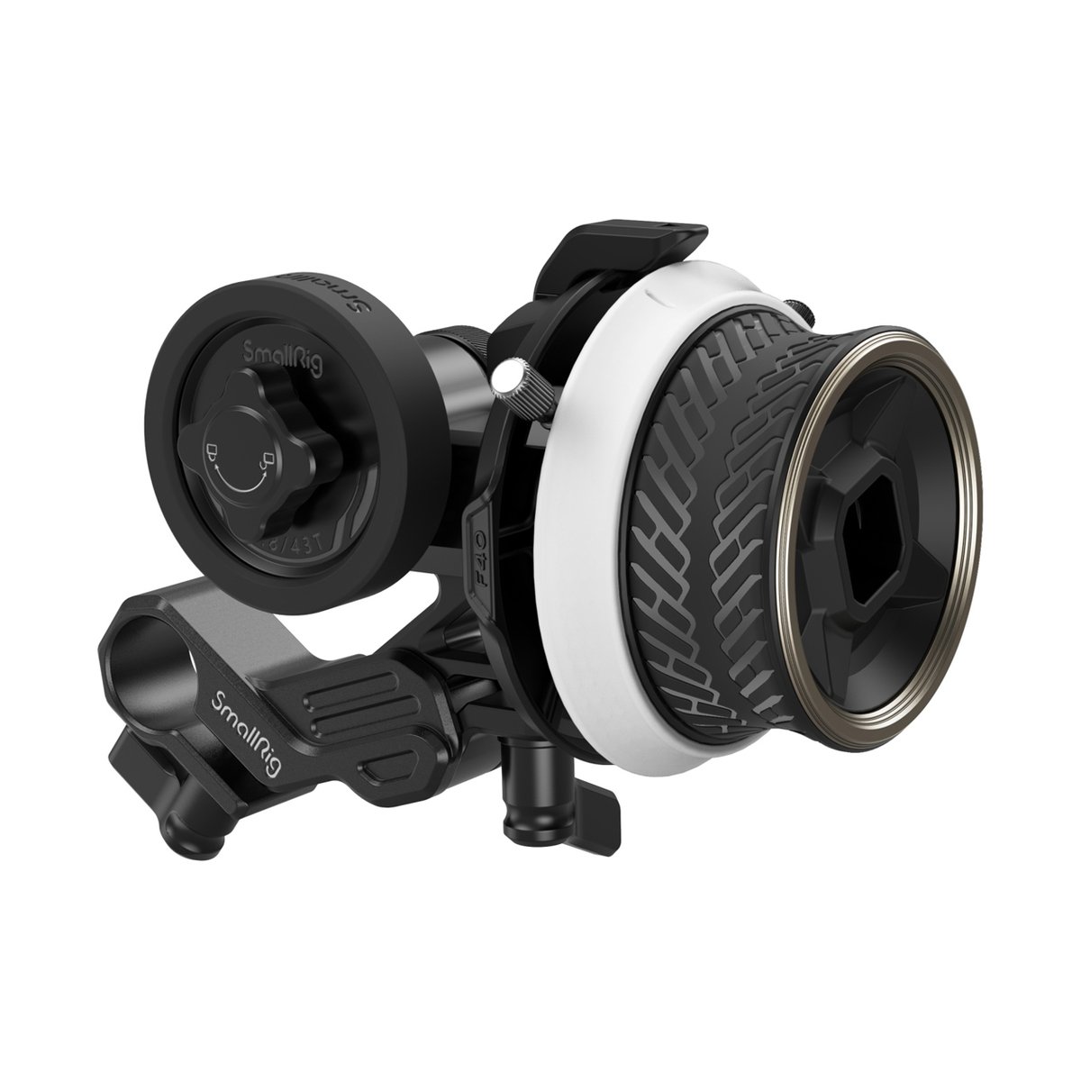 SmallRig 3010C Mini Follow Focus F40 Halterung - Produktansicht des SmallRig Follow Focus Systems mit Klemmhalterung