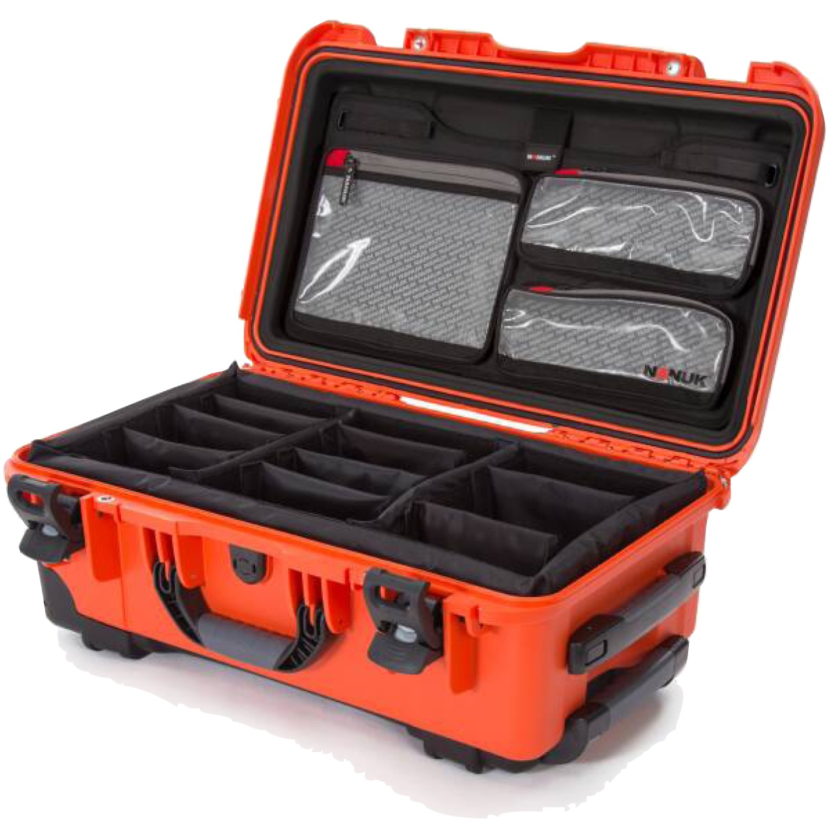 Nanuk Koffer 935 Trennwände + Organizer Orange