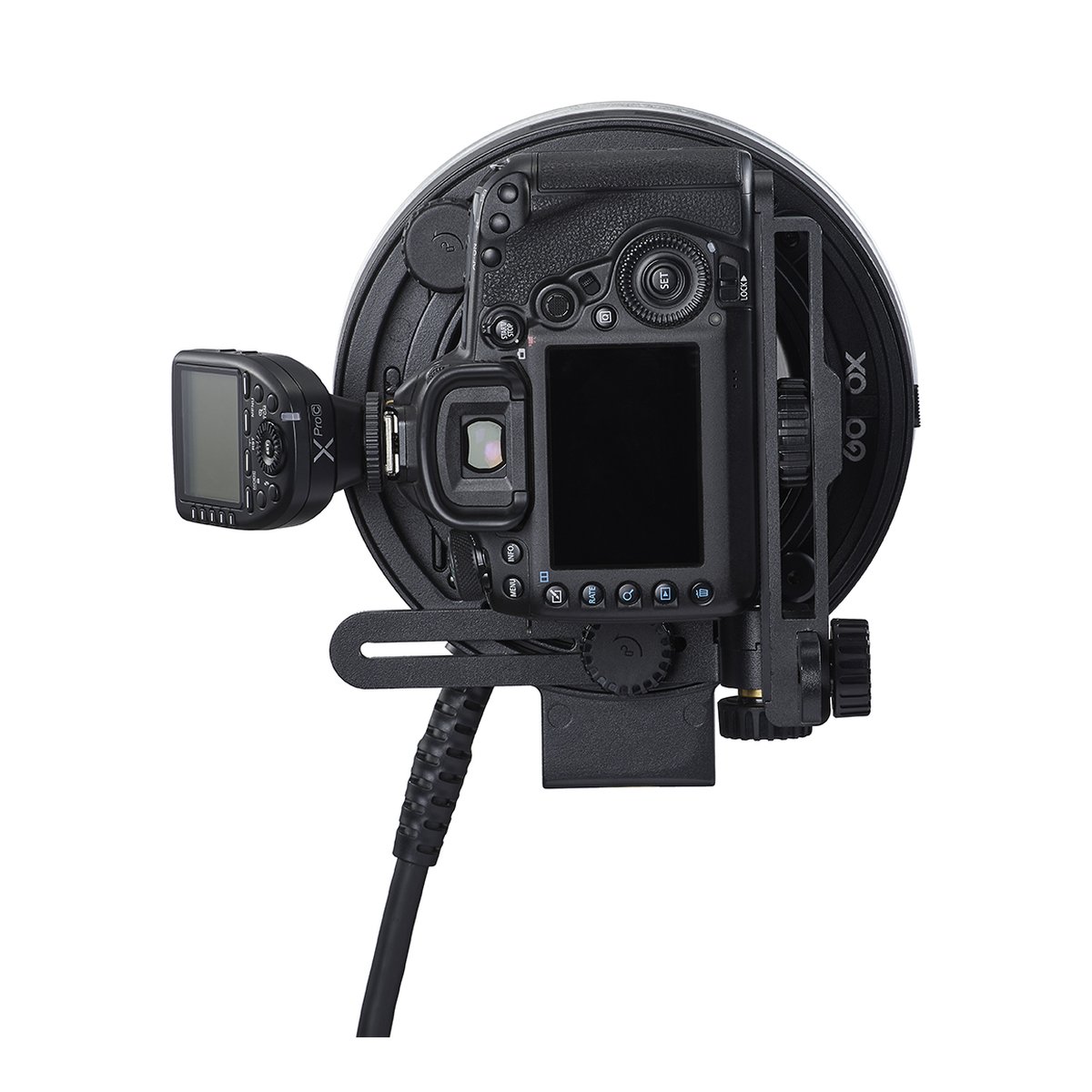 Godox FLB-90 schnelldrehbarer Kamerahalterungssatz (für R1200 Ringblitz)