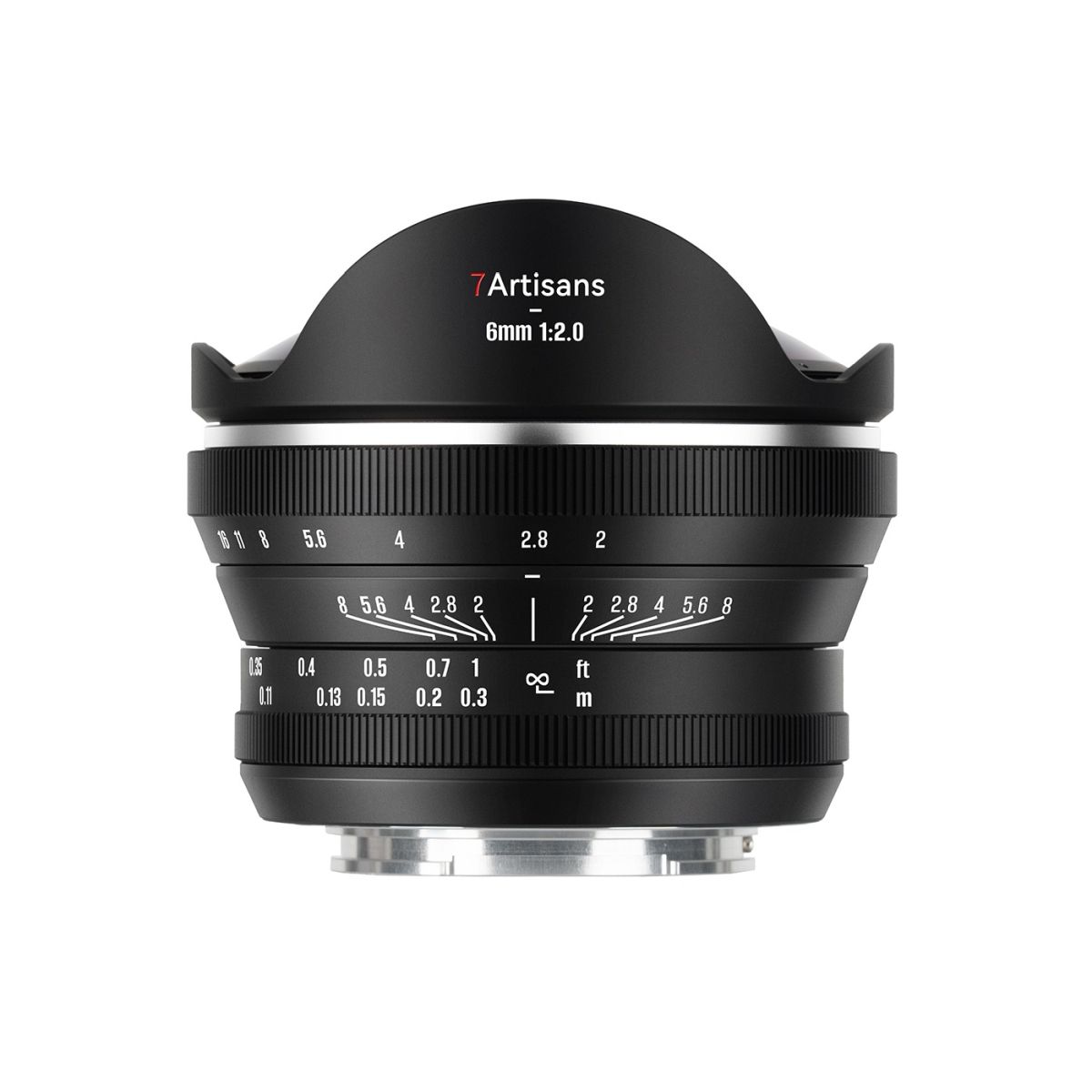 7Artisans 6 mm 1:2,0 Fisheye MFT