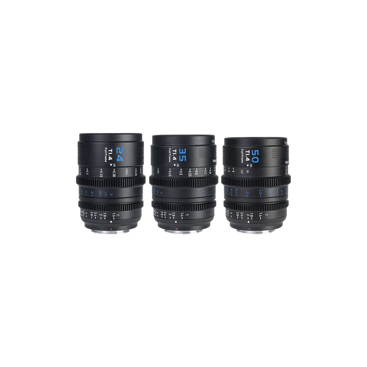 Sirui 24 mm + 35 mm + 50 mm 1:1,4 Vision Prime Kit Schwarz