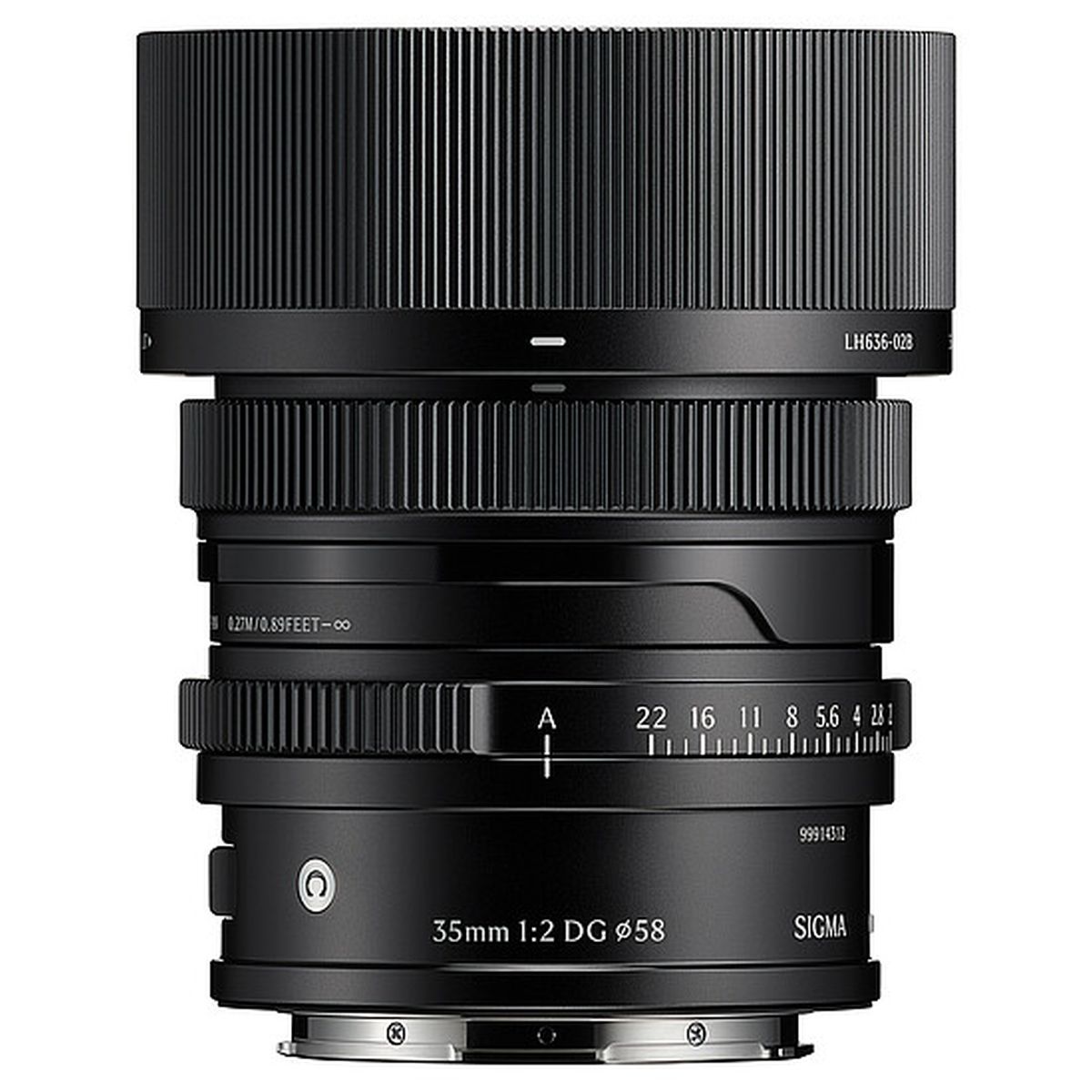 Sigma 35 mm 1:2,0 DG (C) I-Series L-Mount Schwarz