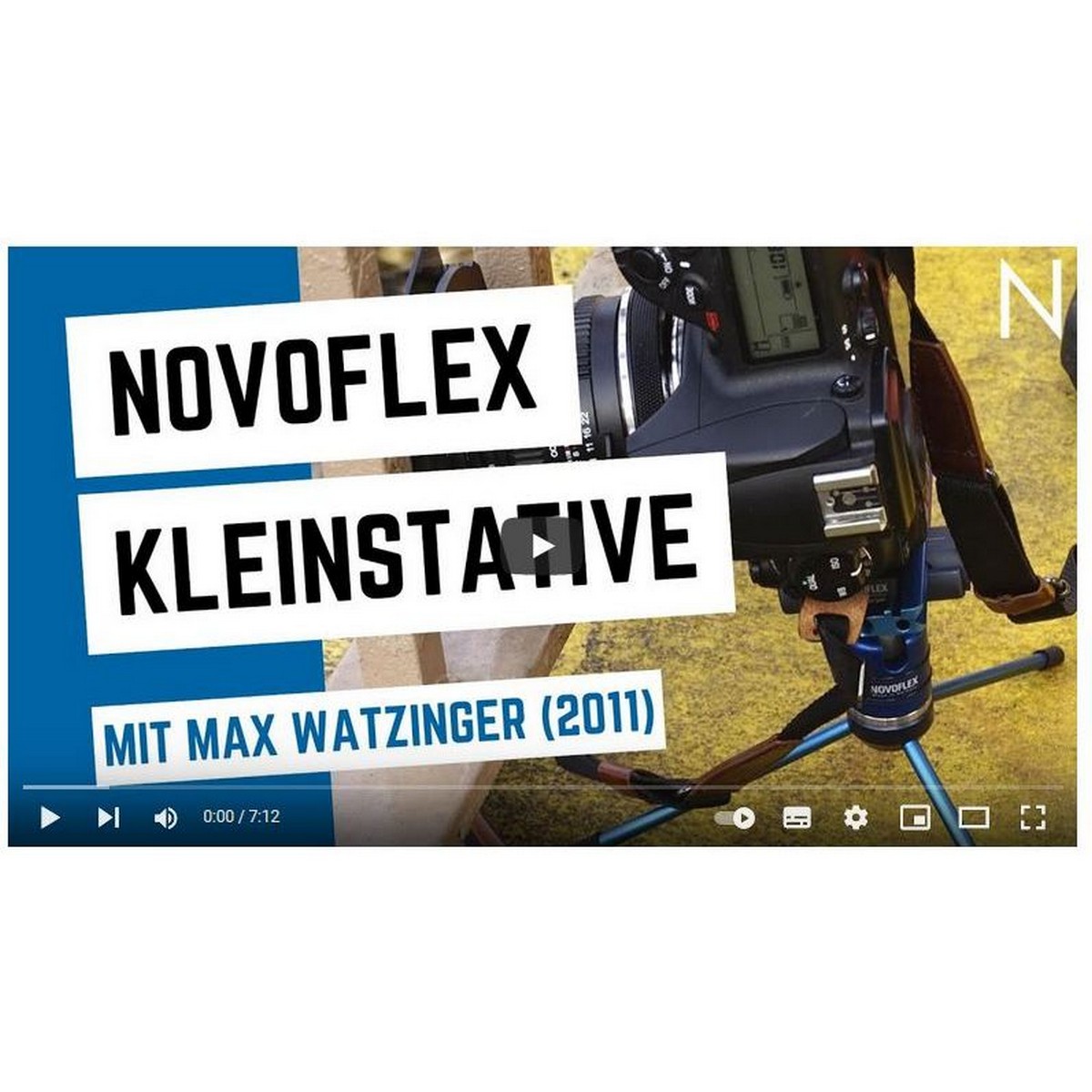 Novoflex Ministativ mit Kugelkopf