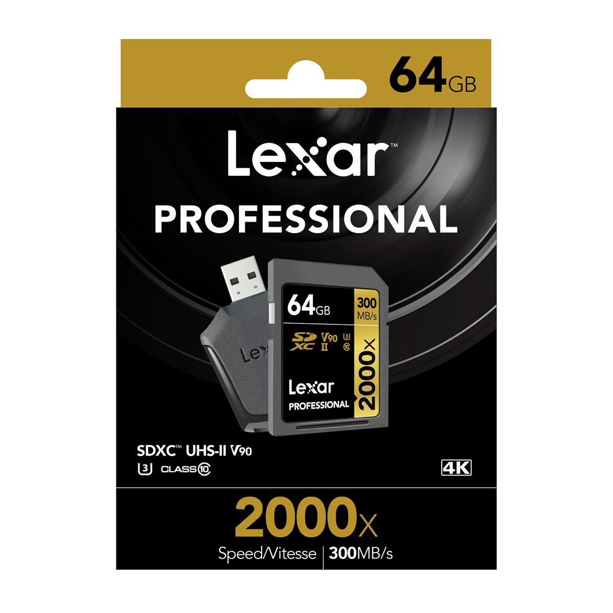 Lexar SDXC 64GB Professional UHS-II 2000x V90