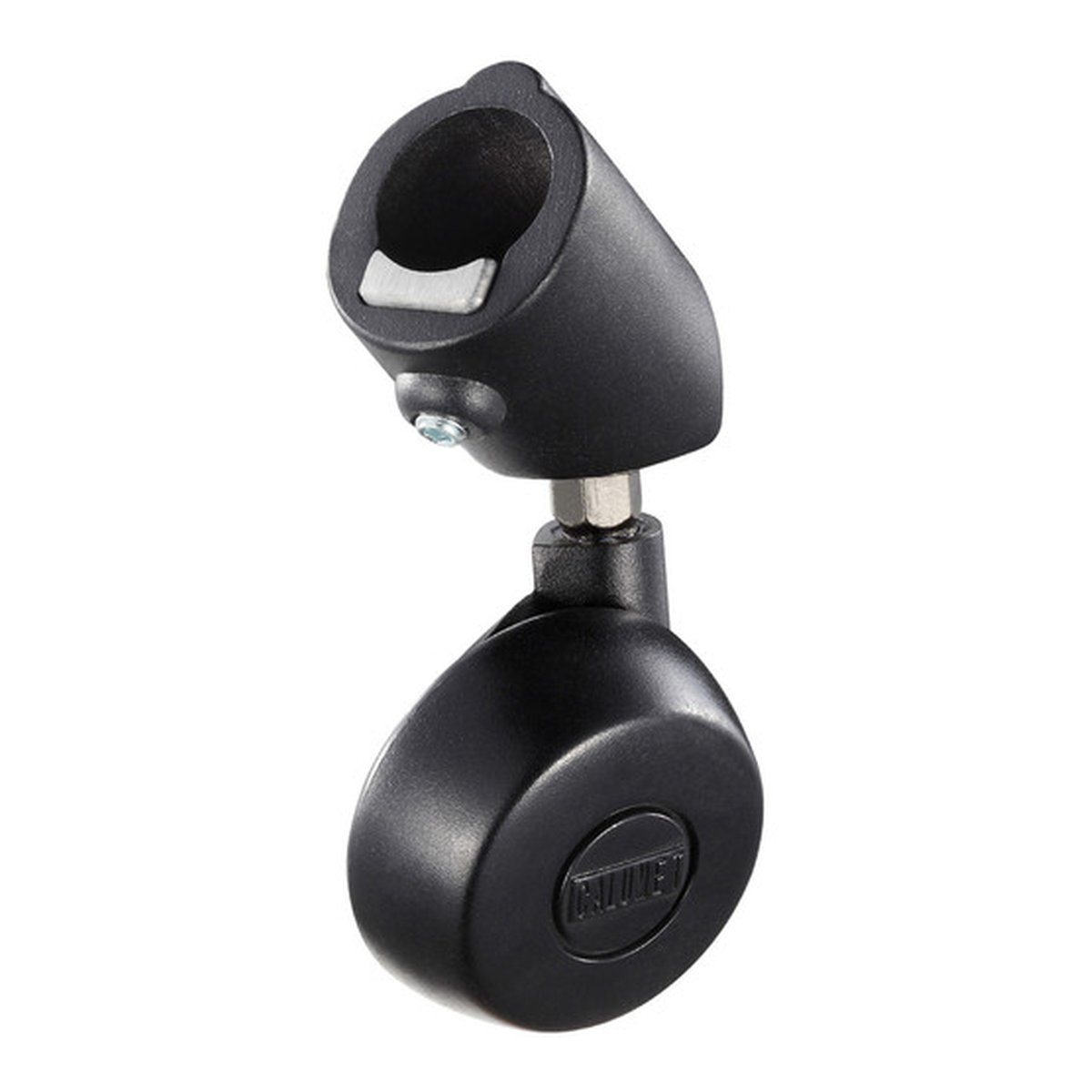 Godox LSA-07 Wheel for light stand (3PCS) - DETAILANSICHT: Schwarze Stativrolle mit schwenkbarer Spigotaufnahme