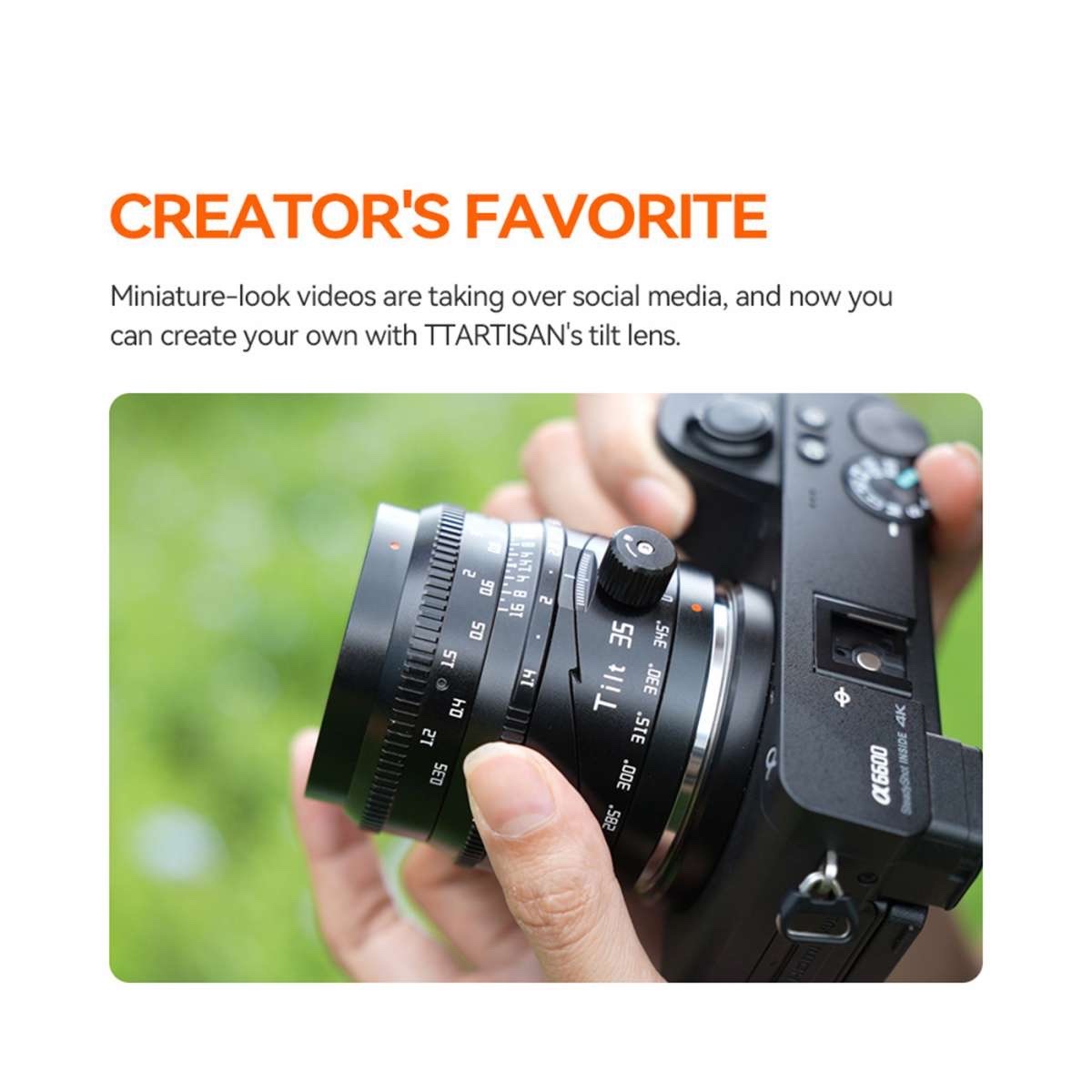 TTArtisan 35mm f1,4 Tilt f. Canon RF