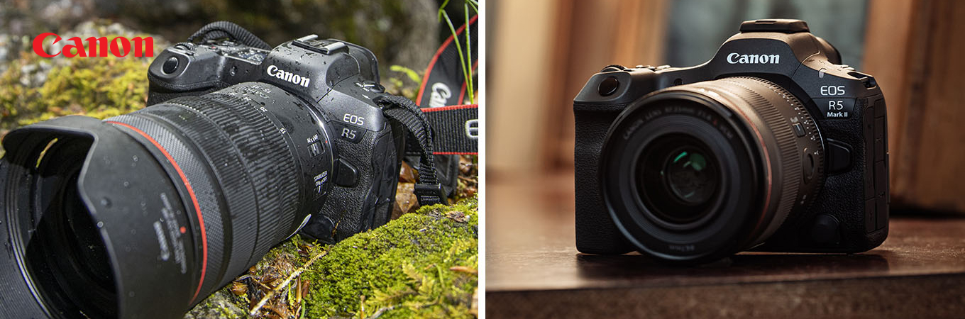 Canon EOS R5 vs Canon EOS R5 Mark II Vergleich – Canon Vollformat Kameras im Test, Unterschiede Autofokus, Sensor, Video