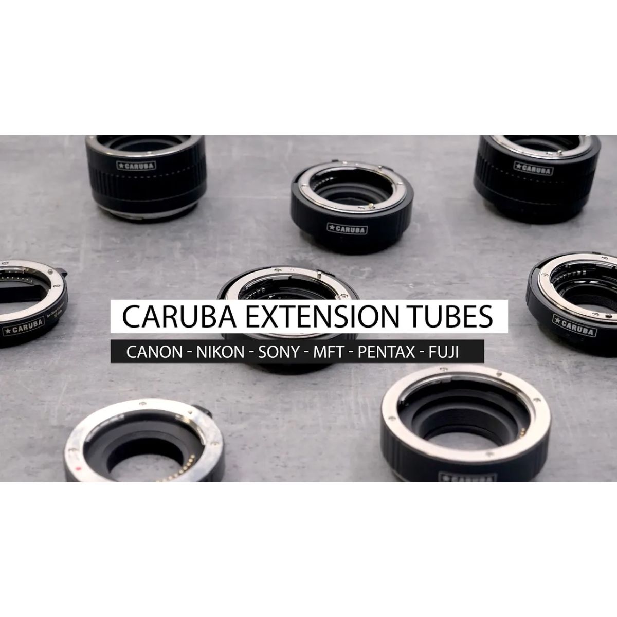 Caruba Extension Tube Set Canon Chrom (Typ II)