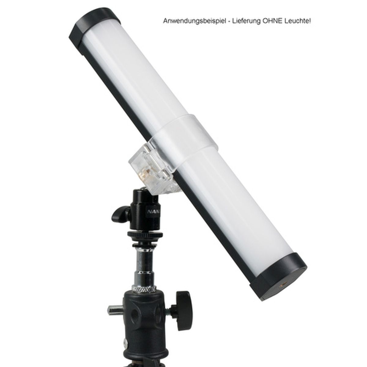 Nanlite HD-T12+BH Röhren-Befestigungs- Adapter mit Kugelgelenk
