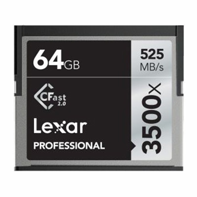 Lexar CFast 64GB Professional 3500x 525MB/s