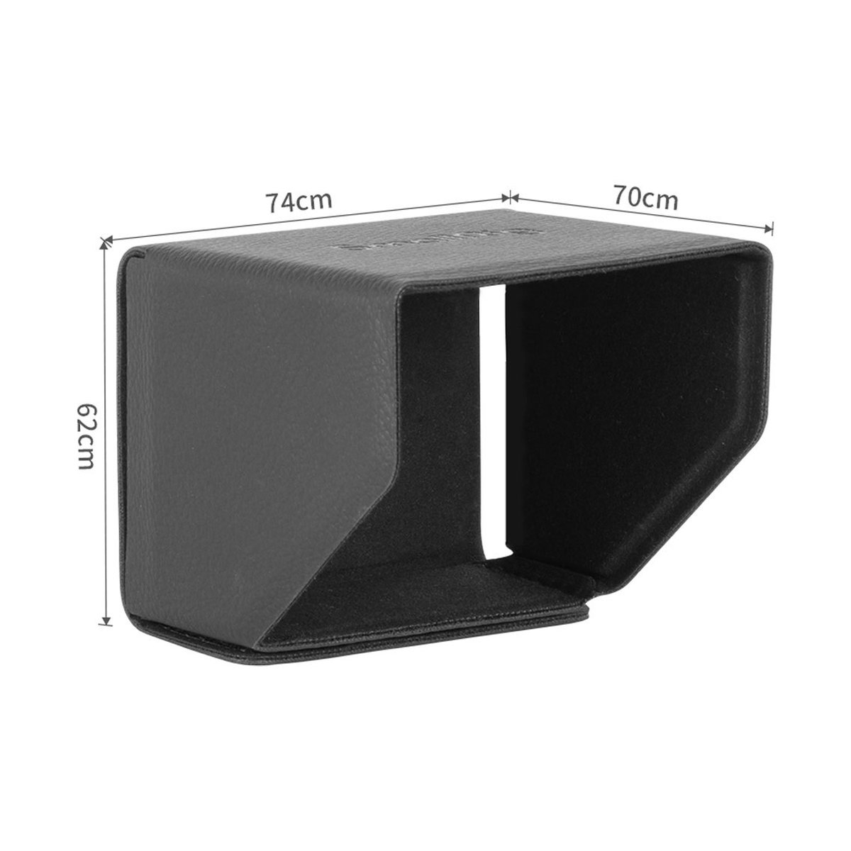 SmallRig 3206 Sonnenblende für SONY Alpha 7 IV/7S III/7C/ZV-1/FX3-Kamera - Maße der Sonnenschutzblende: 74x70x62cm.