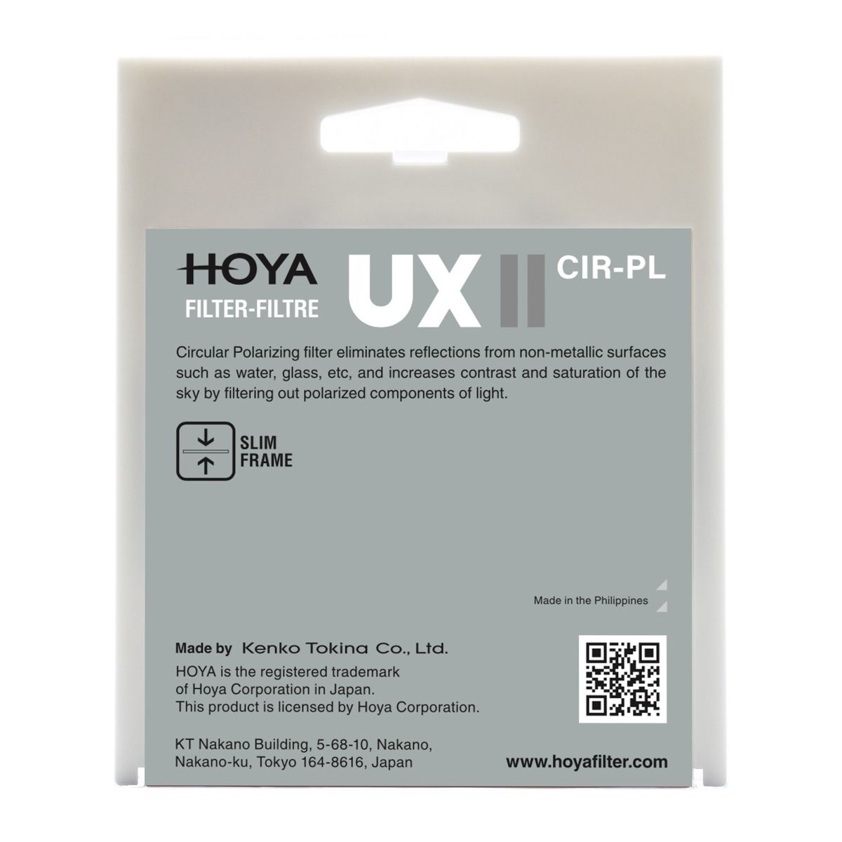 Hoya UX II Circular Polfilter 82 mm