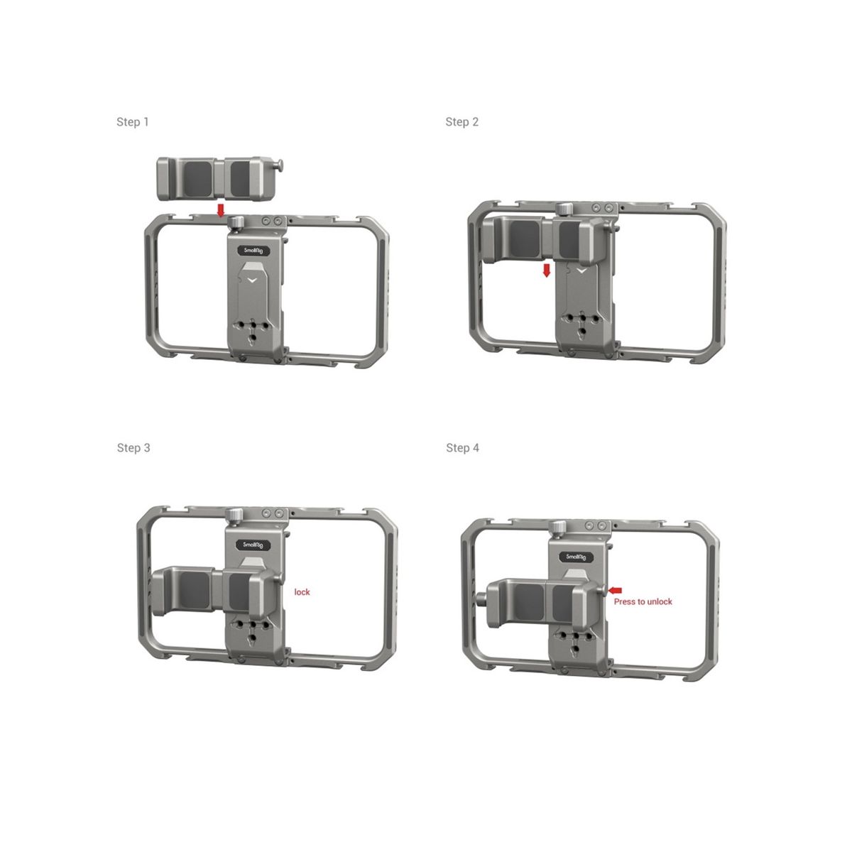 SmallRig 3611 Universal Lite Video Kit für die iPhone-Serie