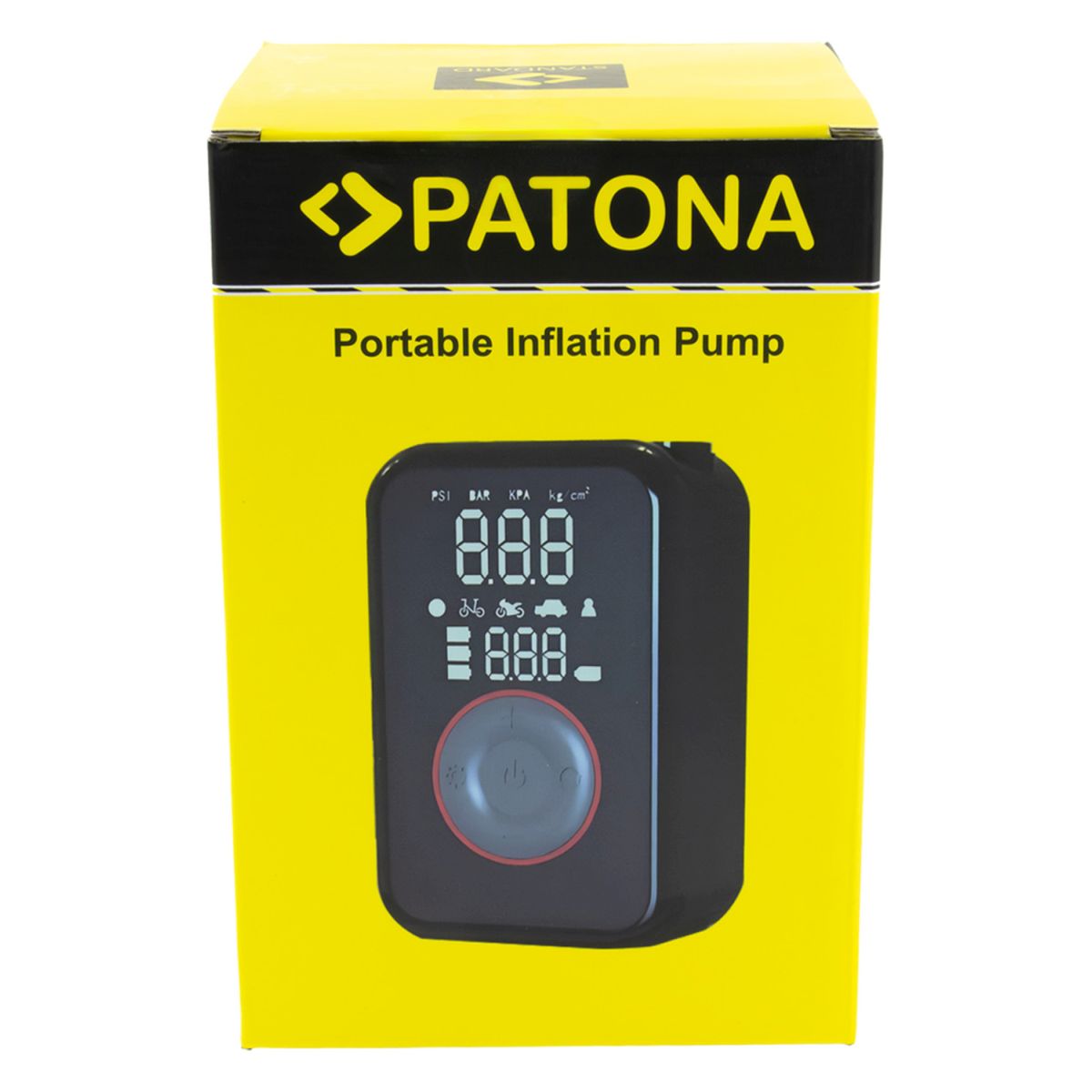 PATONA elektrische Luftpumpe 10.3bar 150PSI tragbarer Akku Kompressor