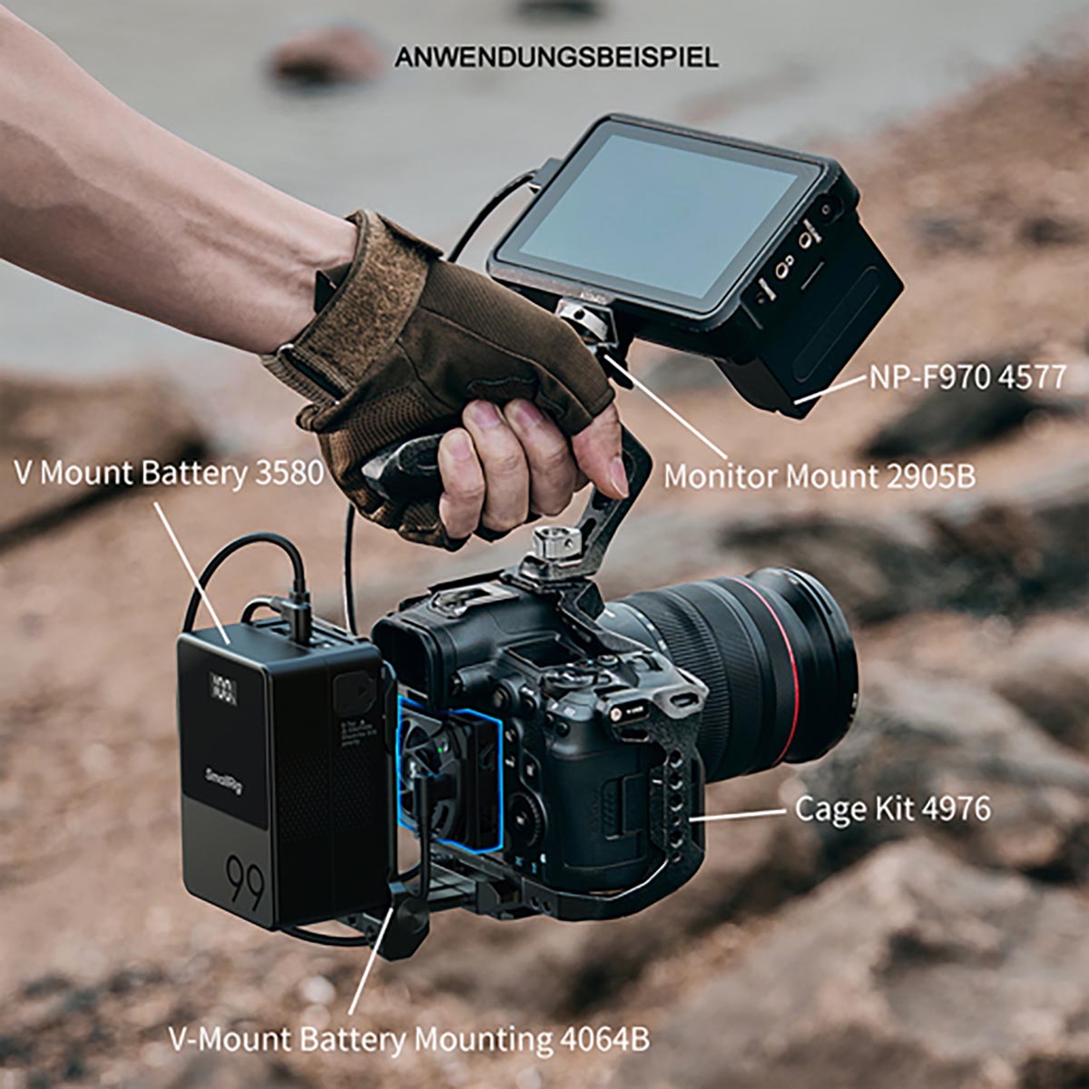 SmallRig 5063 Kühlsystem für Canon EOS R5 Mark II & R5