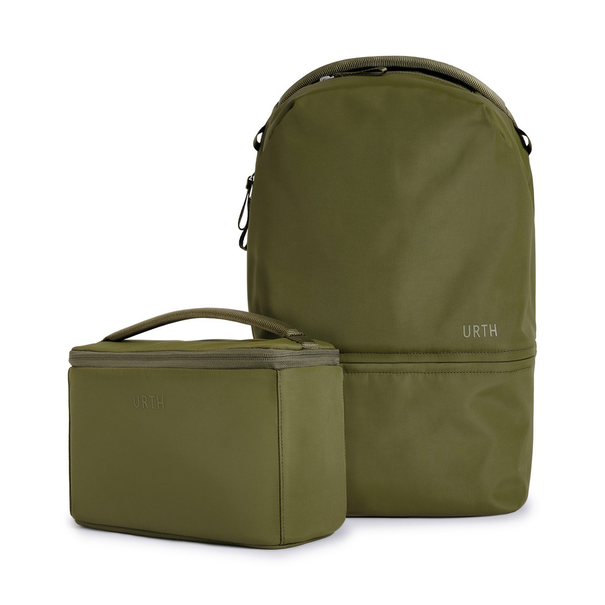 Urth Arkose 20L Rucksack + Kamera Insert (Grün) - Lieferumfang: Grüner Urth Rucksack und passende Kameratasche