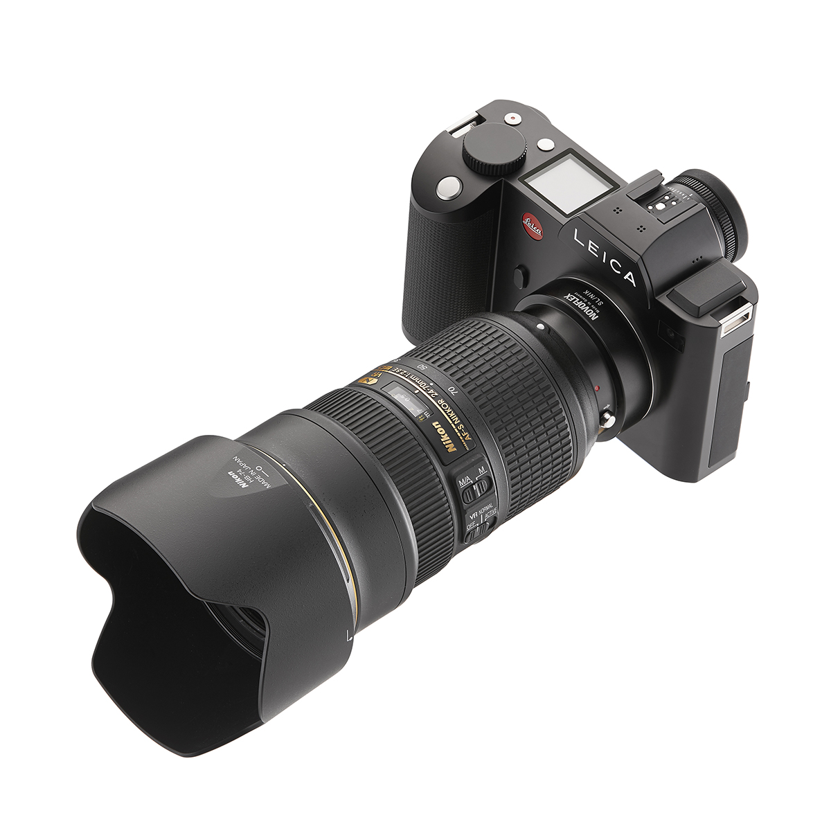Novoflex Adapter Nikon F-Objektive an  Leica SL Kameras