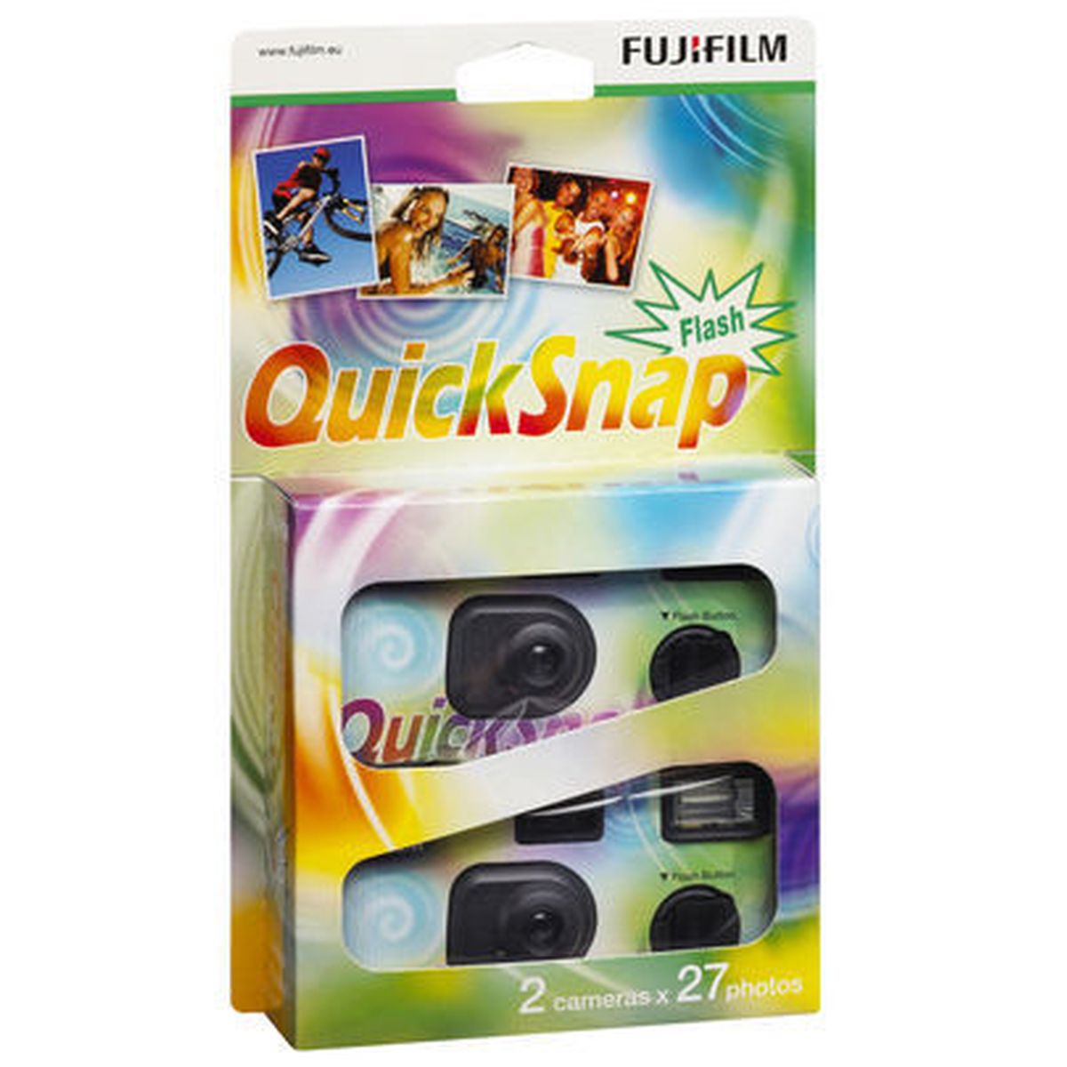 Fujifilm QuickSnap Flash 400 27 2er Pack Einwegkamera