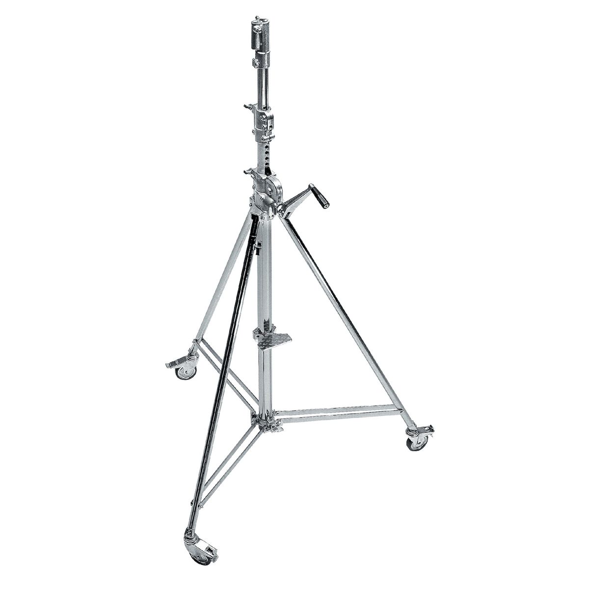 Avenger Wind Up Stativ CS 3,9 m LowBoy 2R, gebremste Rollen