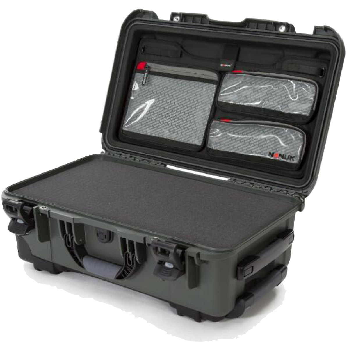 Nanuk Koffer 935 Schaumstoff + Organizer Oliv