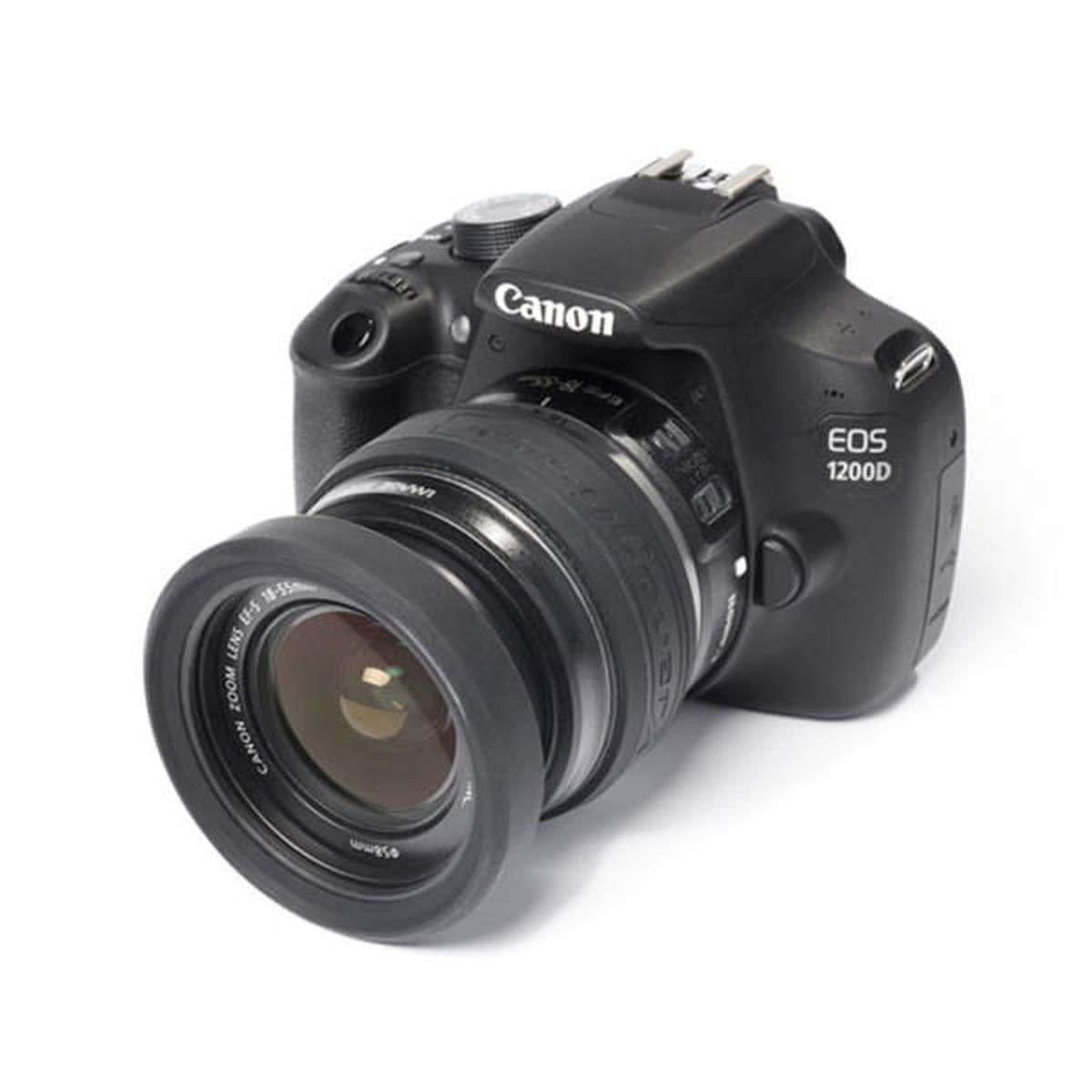 Easycover Lens Rim Stoßschutz-Set für Objektive 2-teilig 62 mm Schwarz