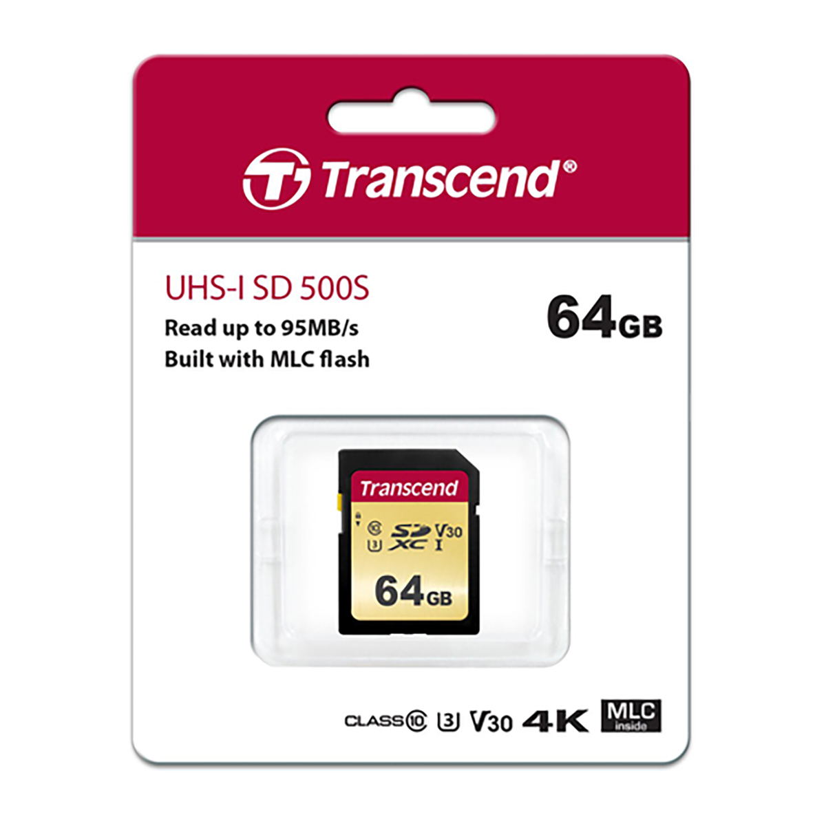 Transcend 64 GB SDXC-Karte UHS-I 95/50MB/S