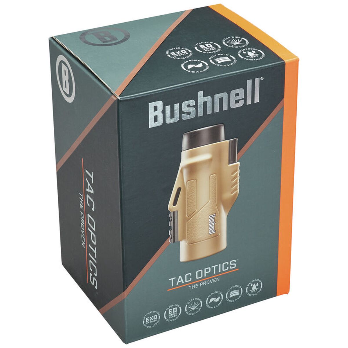 Bushnell 10X42 LEGEND ED Bushnell 10X42 Legend Ed Ultra HD Monocular MIL Hassh FDE