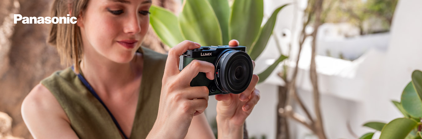 Panasonic S9 Vollformatkamera mit kompaktem Design für Fotografie und Video