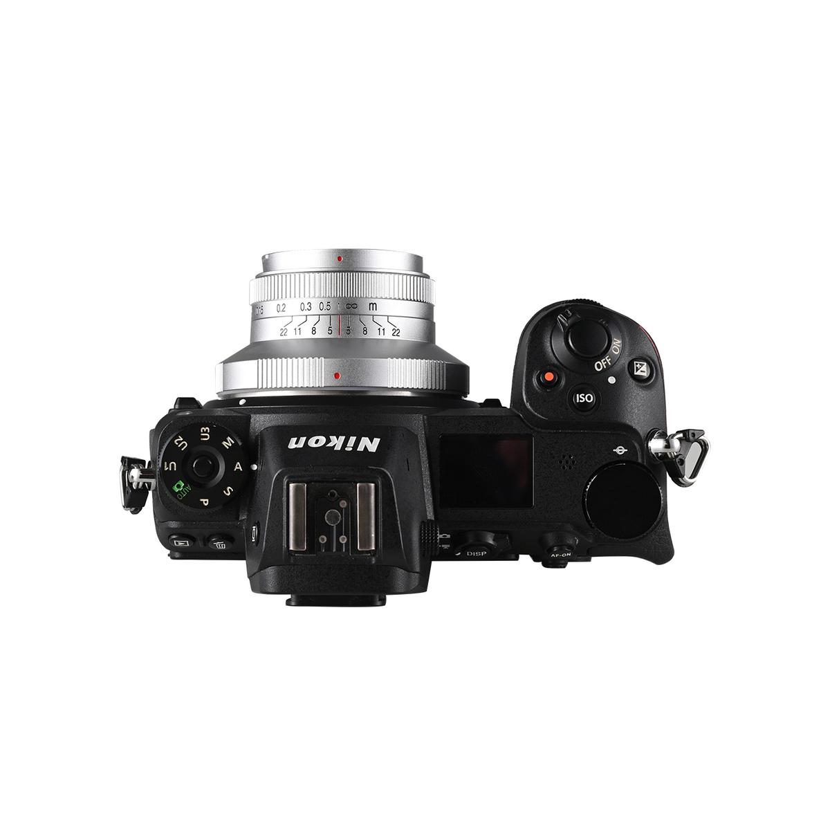 LAOWA 15mm f/5 Cookie FF für Nikon Z silber