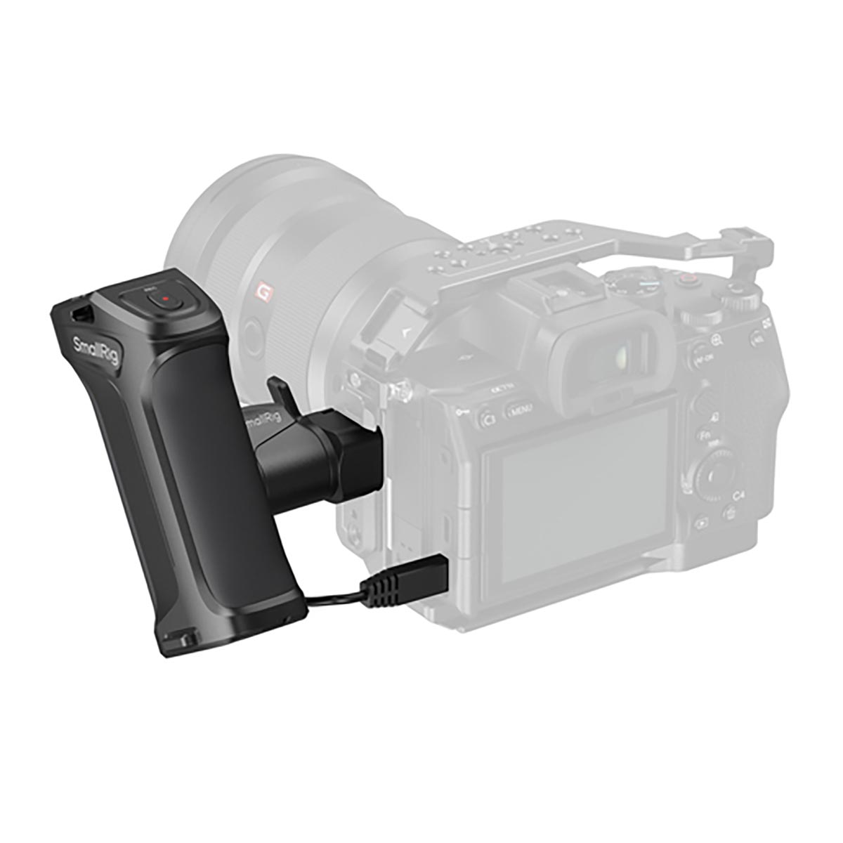 SmallRig 3893 drehbarer Seitengriff mit REC-Taste für Sony Kameras