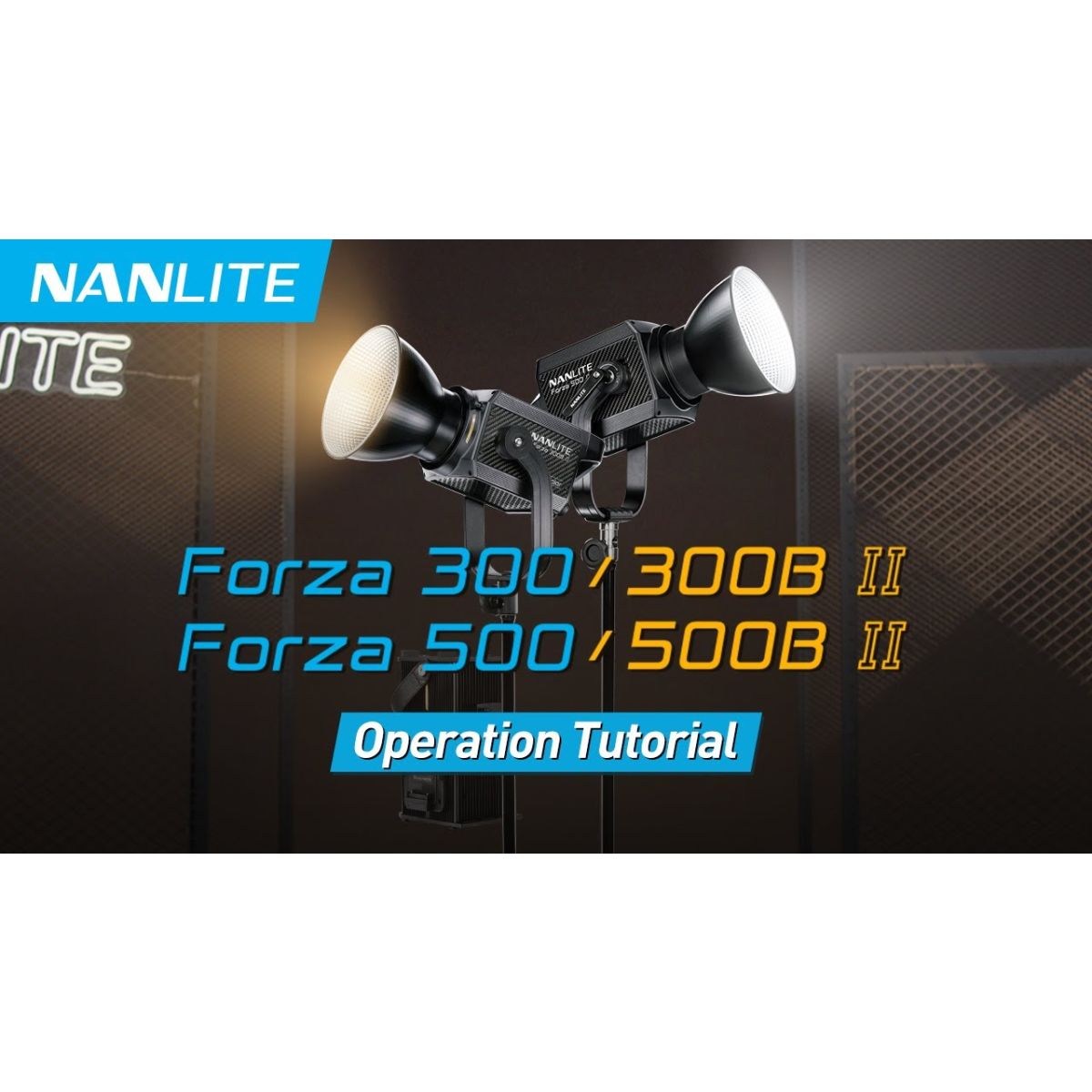 Nanlite FORZA 500B II KIT Reportage- und Studio-Scheinwerfer