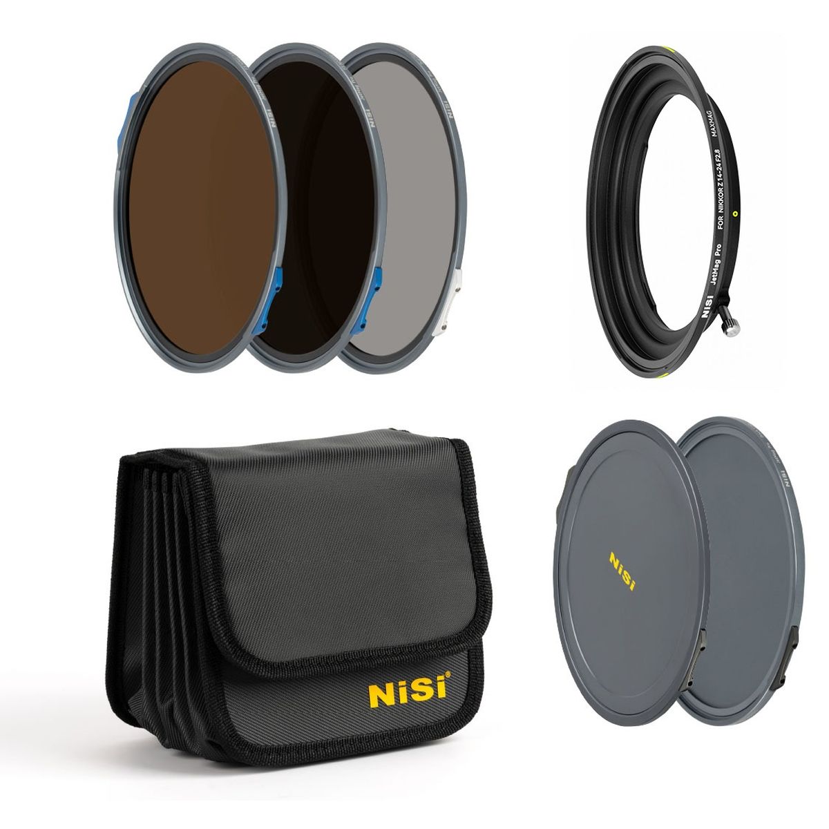 Nisi JetMag Pro MAXMAG Landscape ND Kit für Nikon 14-24 mm 1:2,8 Z Lieferumfang