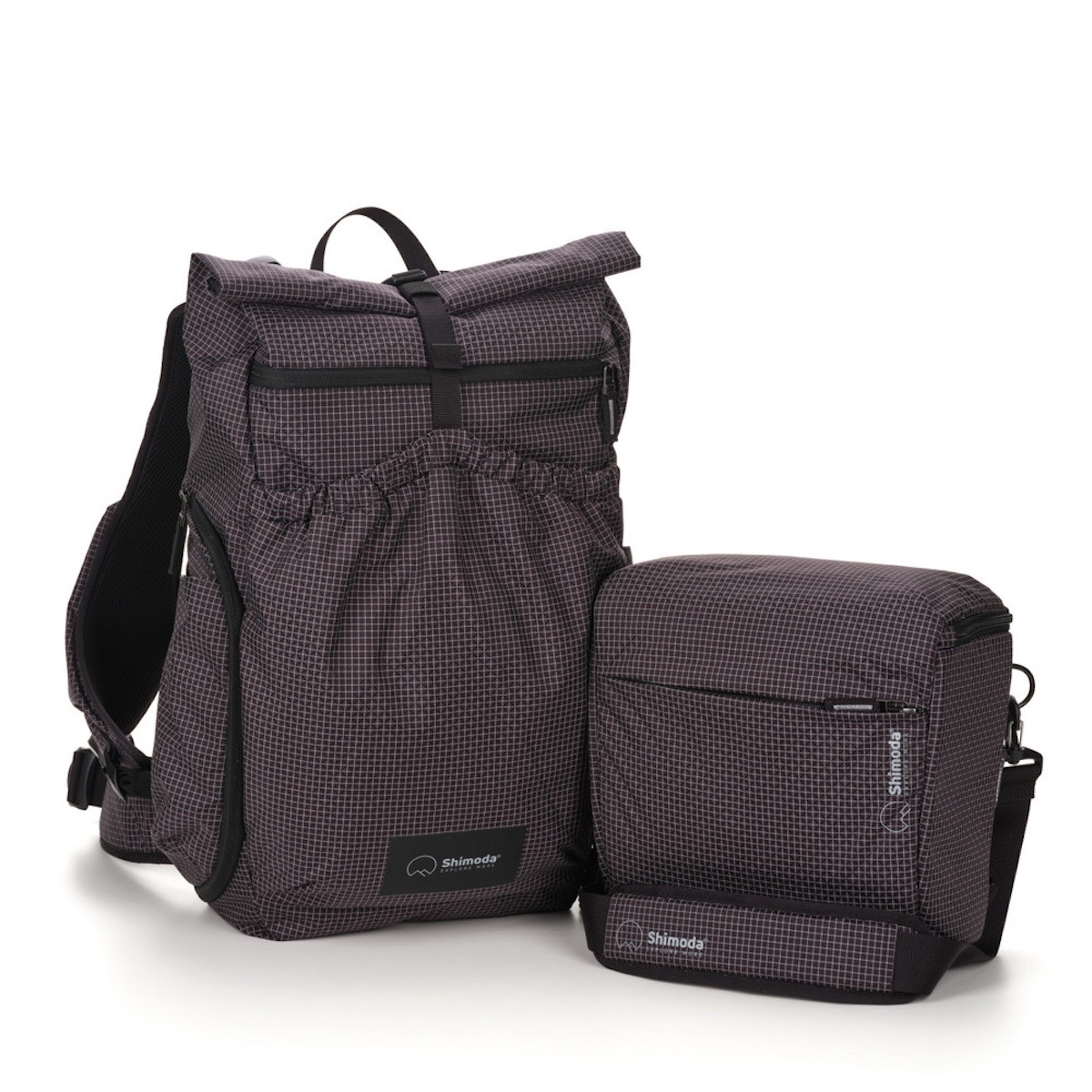 Shimoda Side Lite 22 Damen Starter Kit Rucksack - Schwarz/Weiß