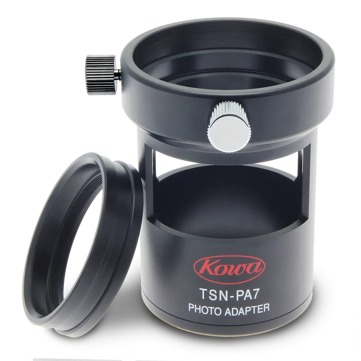 Kowa TSN-PA7A Digiskopie-Adapter für TSN-99/88/66 Spektive Produktansicht stehend 