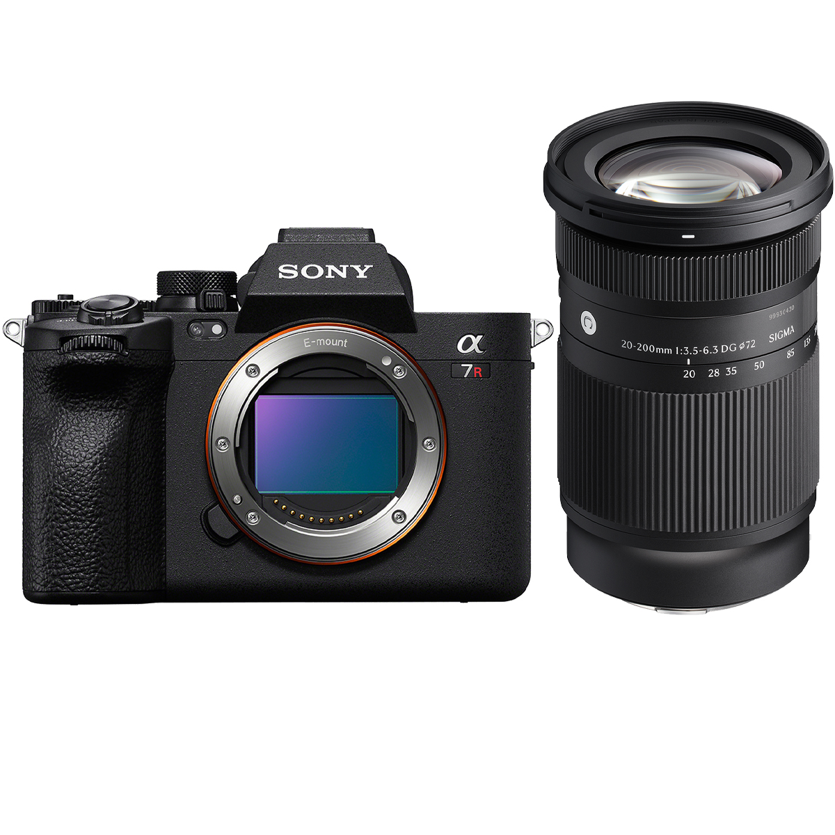 Sony Alpha 7 R V + Sigma 20-200 mm 1:3,5-6,3 DG (C) Sony E-Mount