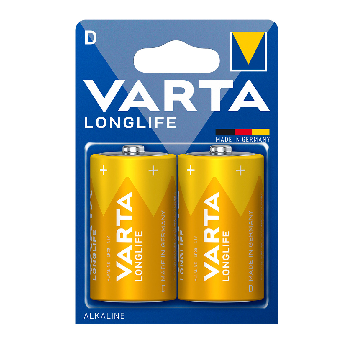 Varta Longlife Mono D/LR20 2er Batterien