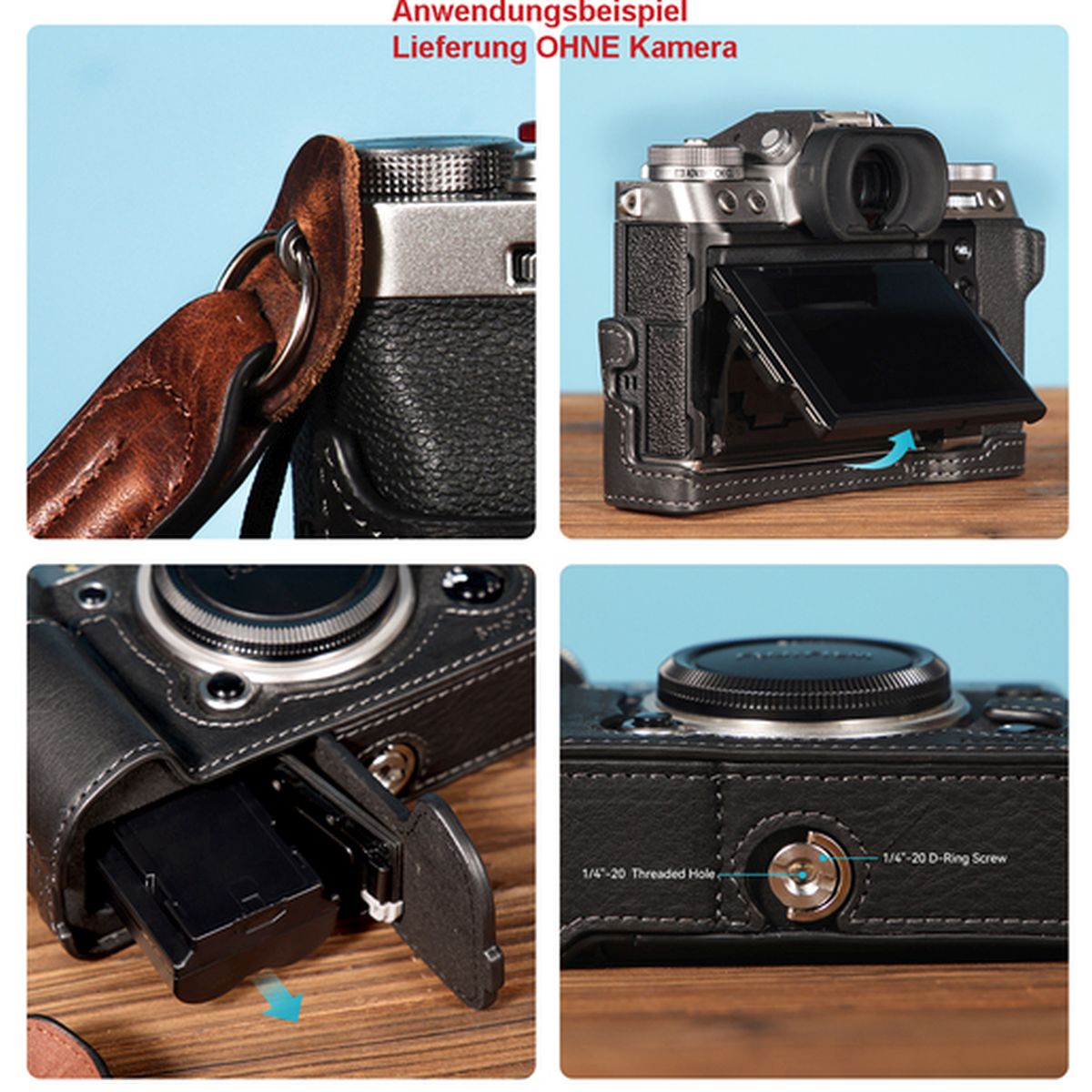 SmallRig 3927 Halb Case/Handschlaufe Kit für Fujifilm X-T5