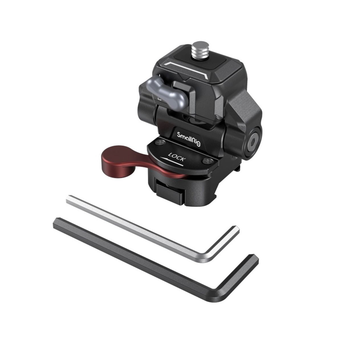 SmallRig 3601 Drop-in HawkLock Mini-Monitorhalterung mit Schnellverschluss und NATO- Klemme 