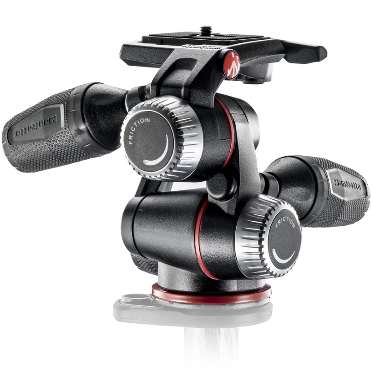 Manfrotto 42284 X-PRO-3-Wege-Kopf komplett aus Aluminium gefertigt  Manfrotto 42284 X-PRO-3-Wege-Kopf komplett aus Aluminium gefertigt