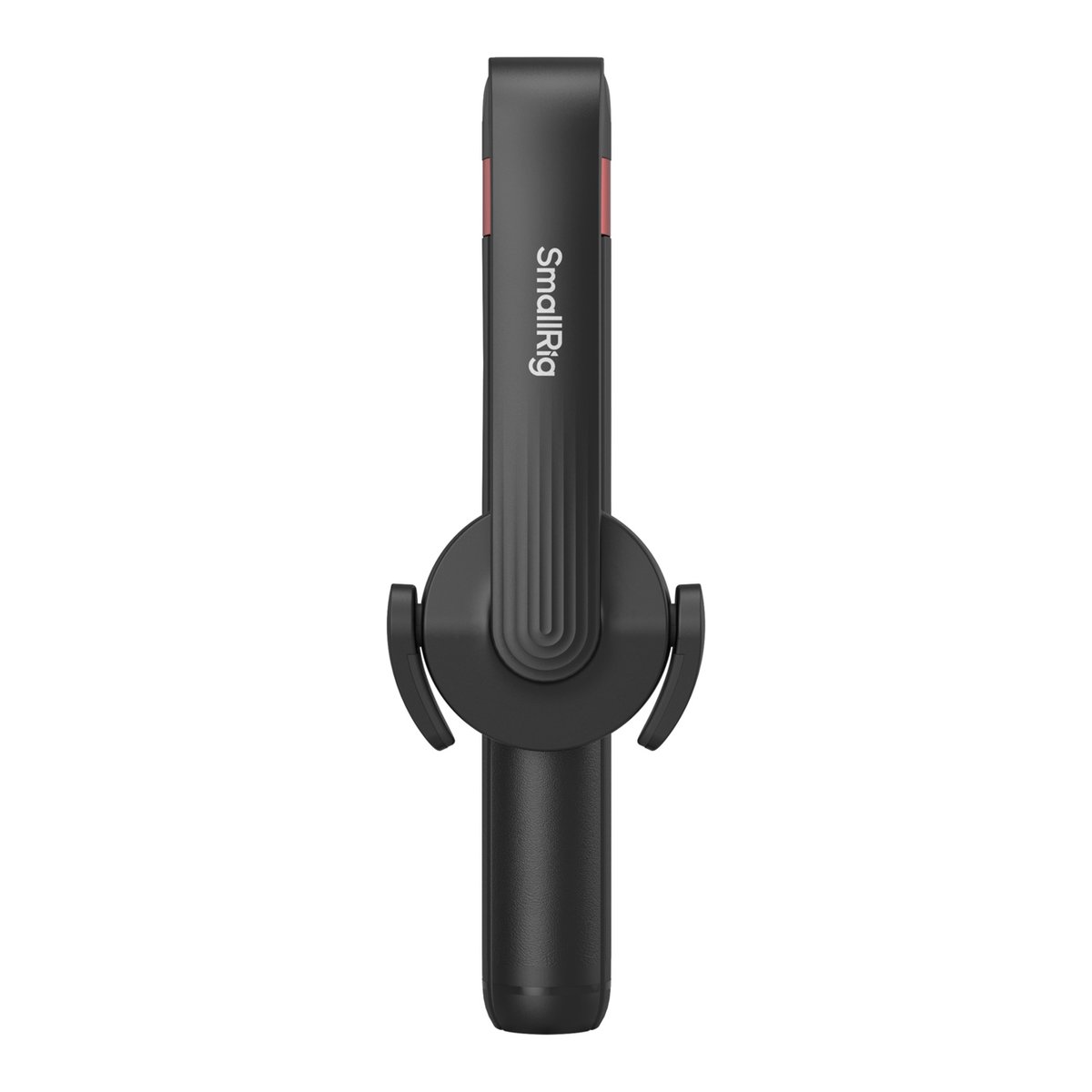 SmallRig 4731 ST-25 Pro schwarz Selfie Stick Stativ - Frontansicht: zusammengeklapptes SmallRig Handy-Stativ