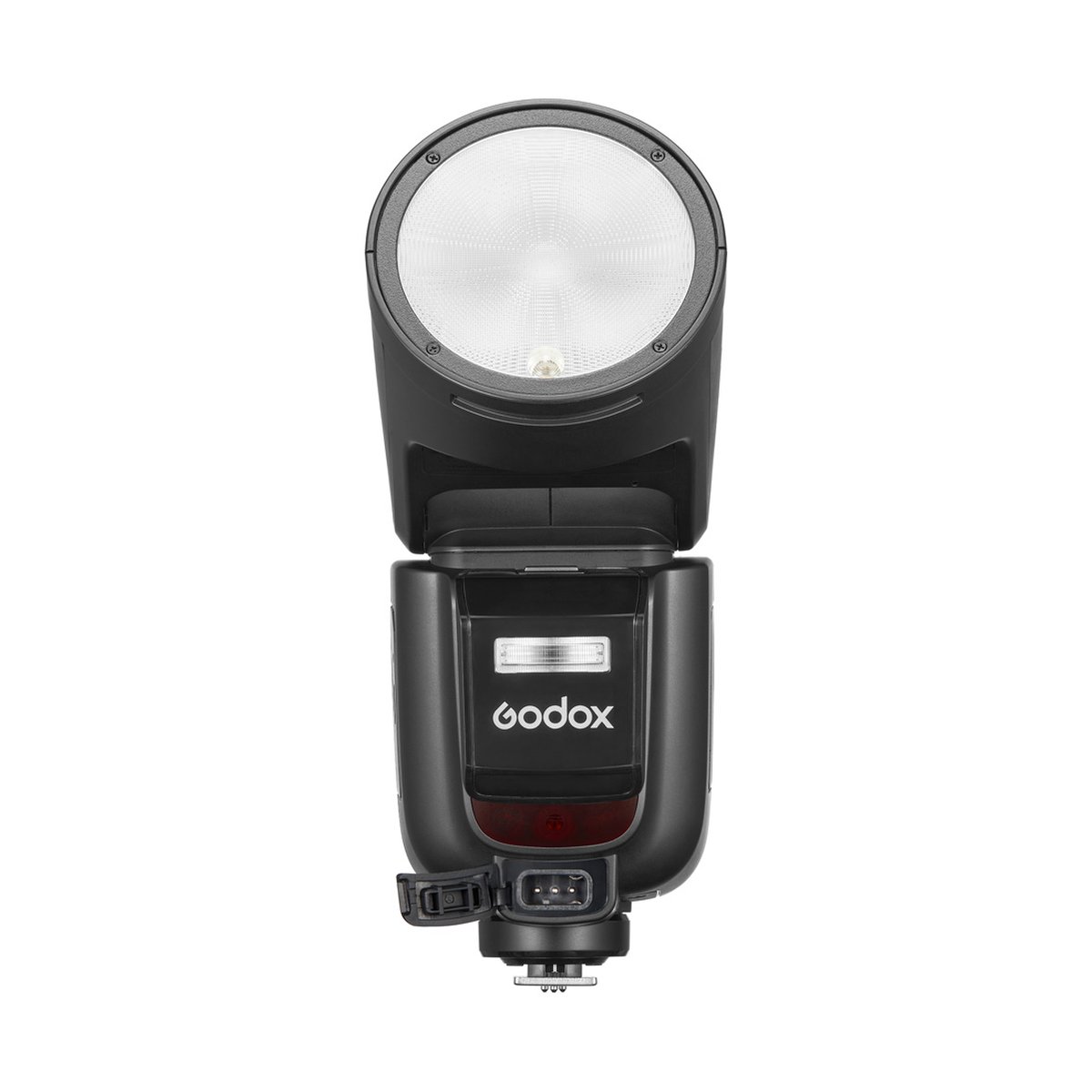 Godox Speedlite V1Pro Fujifilm - Frontansicht des Godox Kamera-Blitzgeräts