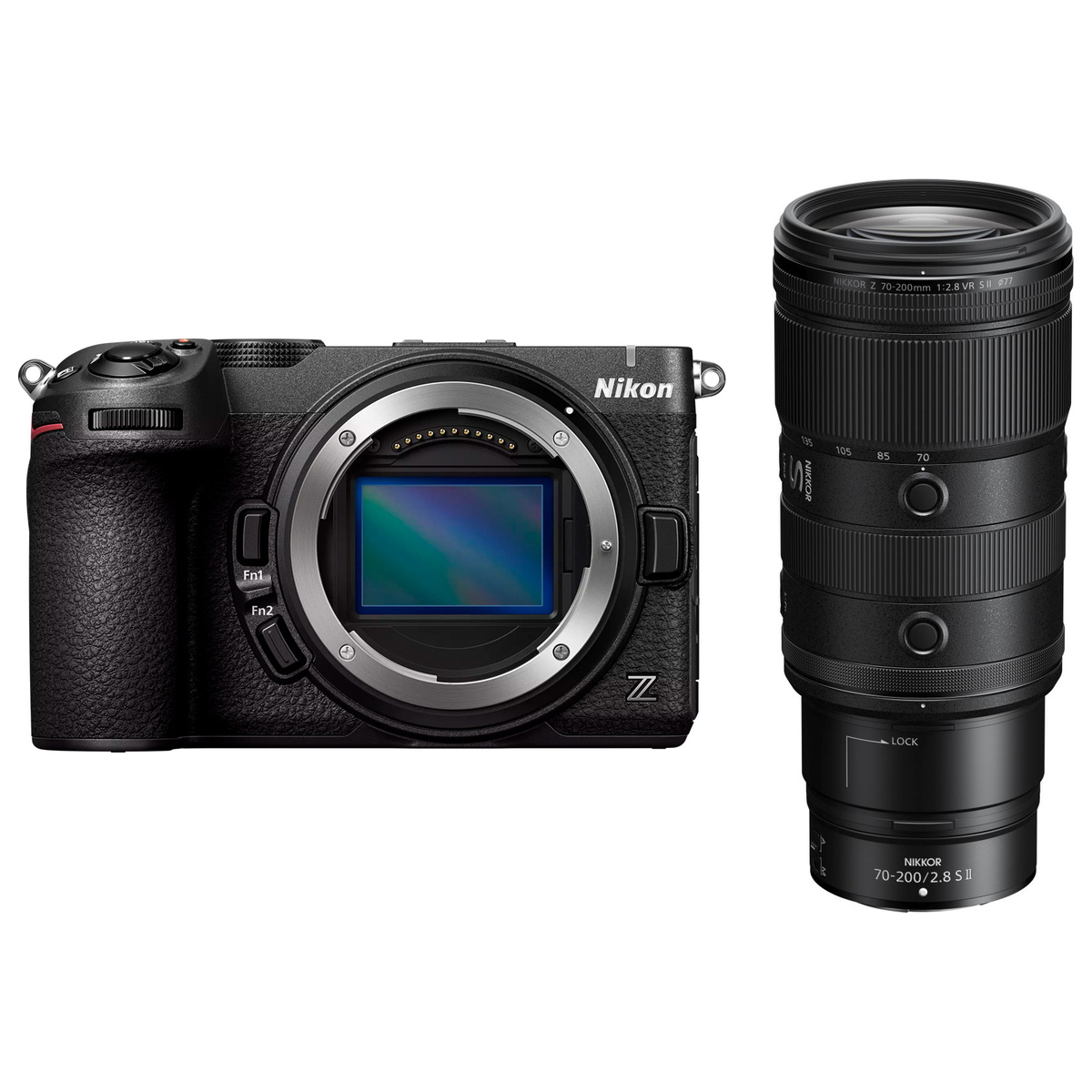 Nikon Z5 IIC Schwarz + Nikon 70-200 mm 1:2,8 Z S VR II